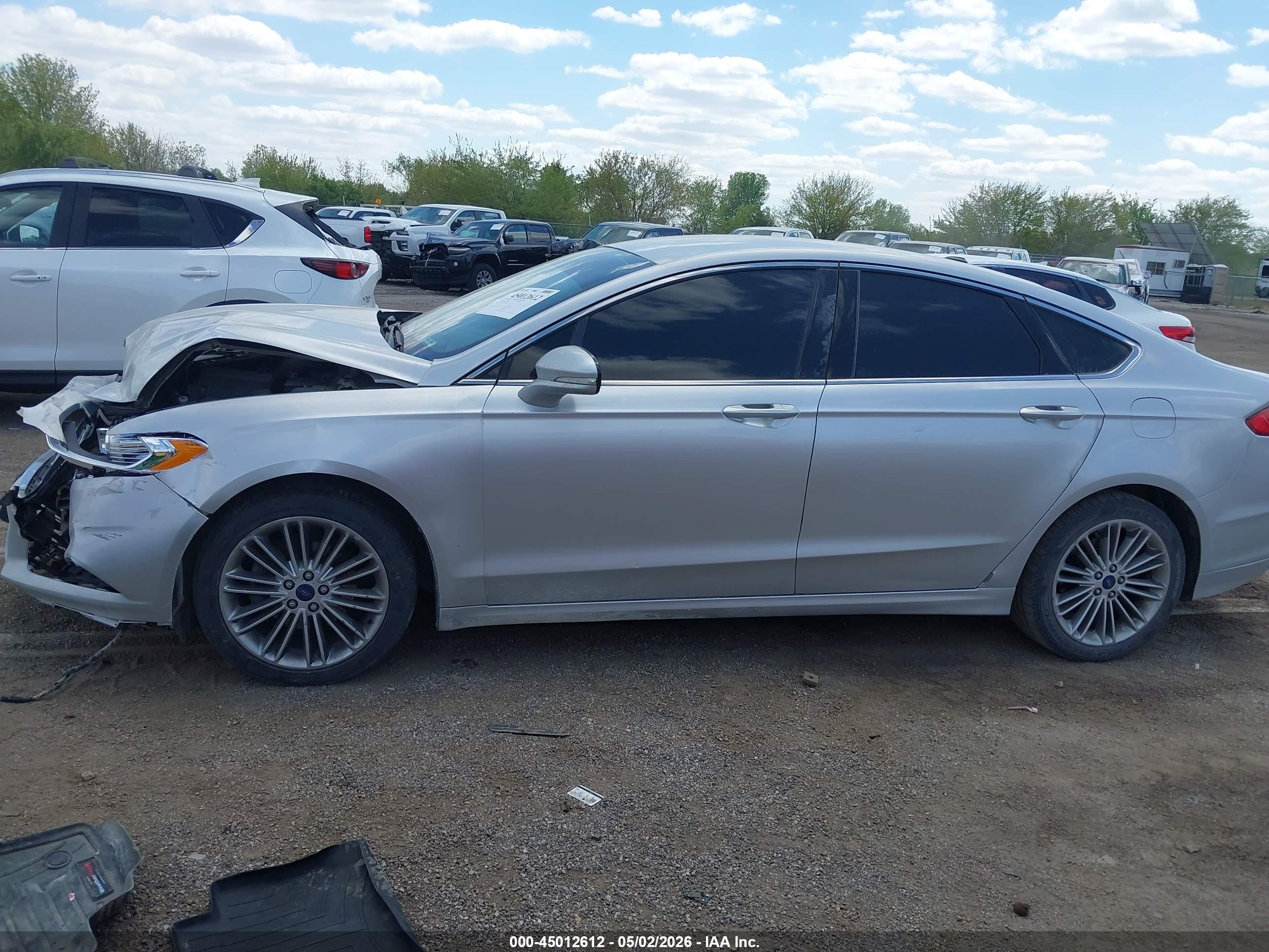 2014 Ford Fusion Se Silver vin: 3FA6P0H90ER381869