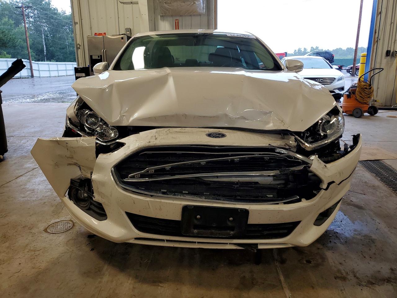 2014 Ford Fusion Se White vin: 3FA6P0H90ER391902