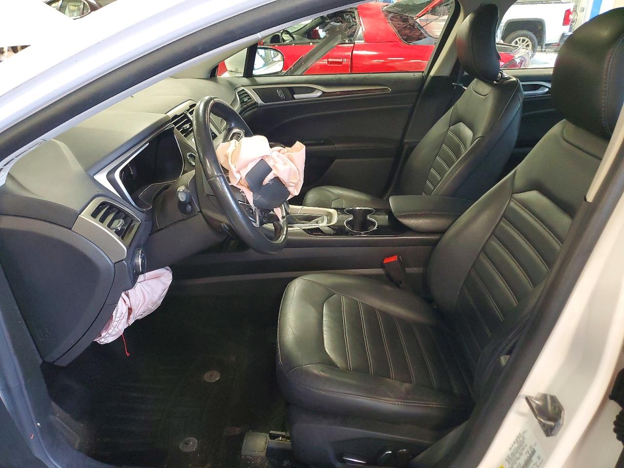 2014 Ford Fusion Se White vin: 3FA6P0H90ER391902