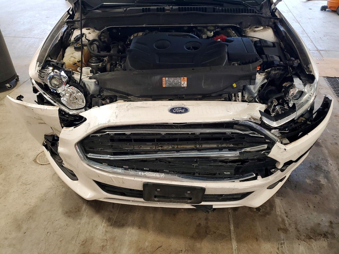 2014 Ford Fusion Se White vin: 3FA6P0H90ER391902