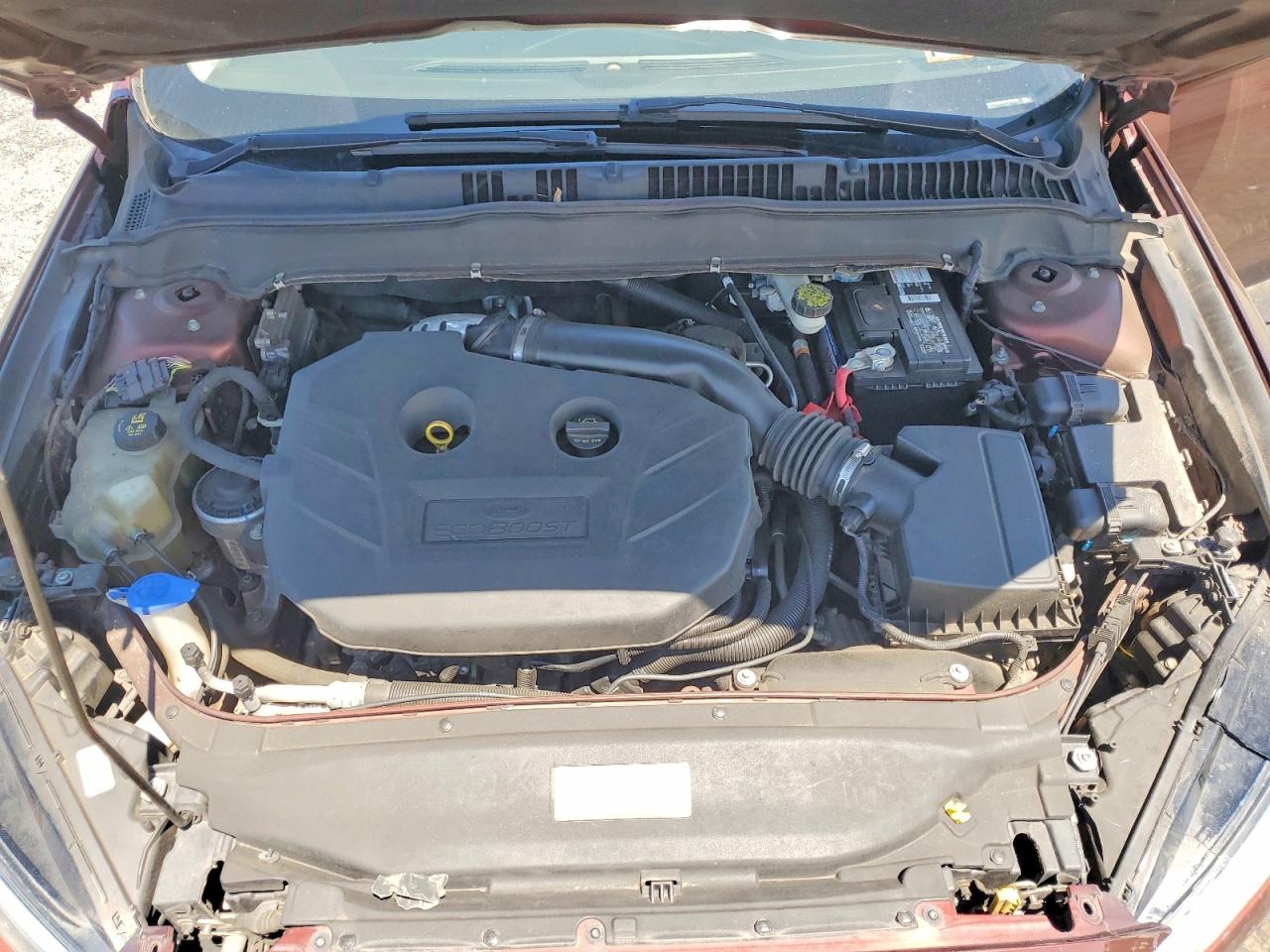 2015 Ford Fusion Se Maroon vin: 3FA6P0H90FR122915