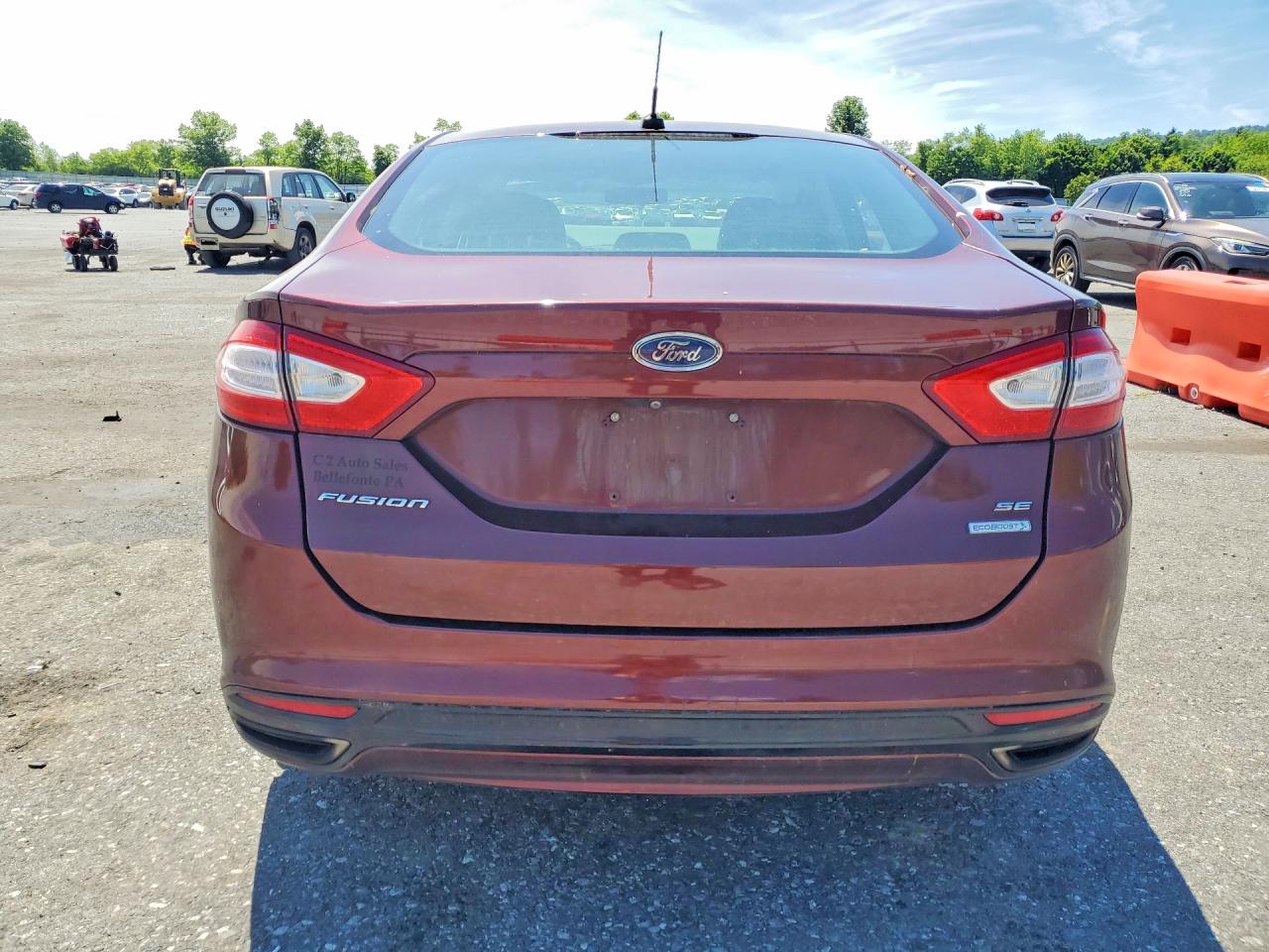 2015 Ford Fusion Se Maroon vin: 3FA6P0H90FR122915