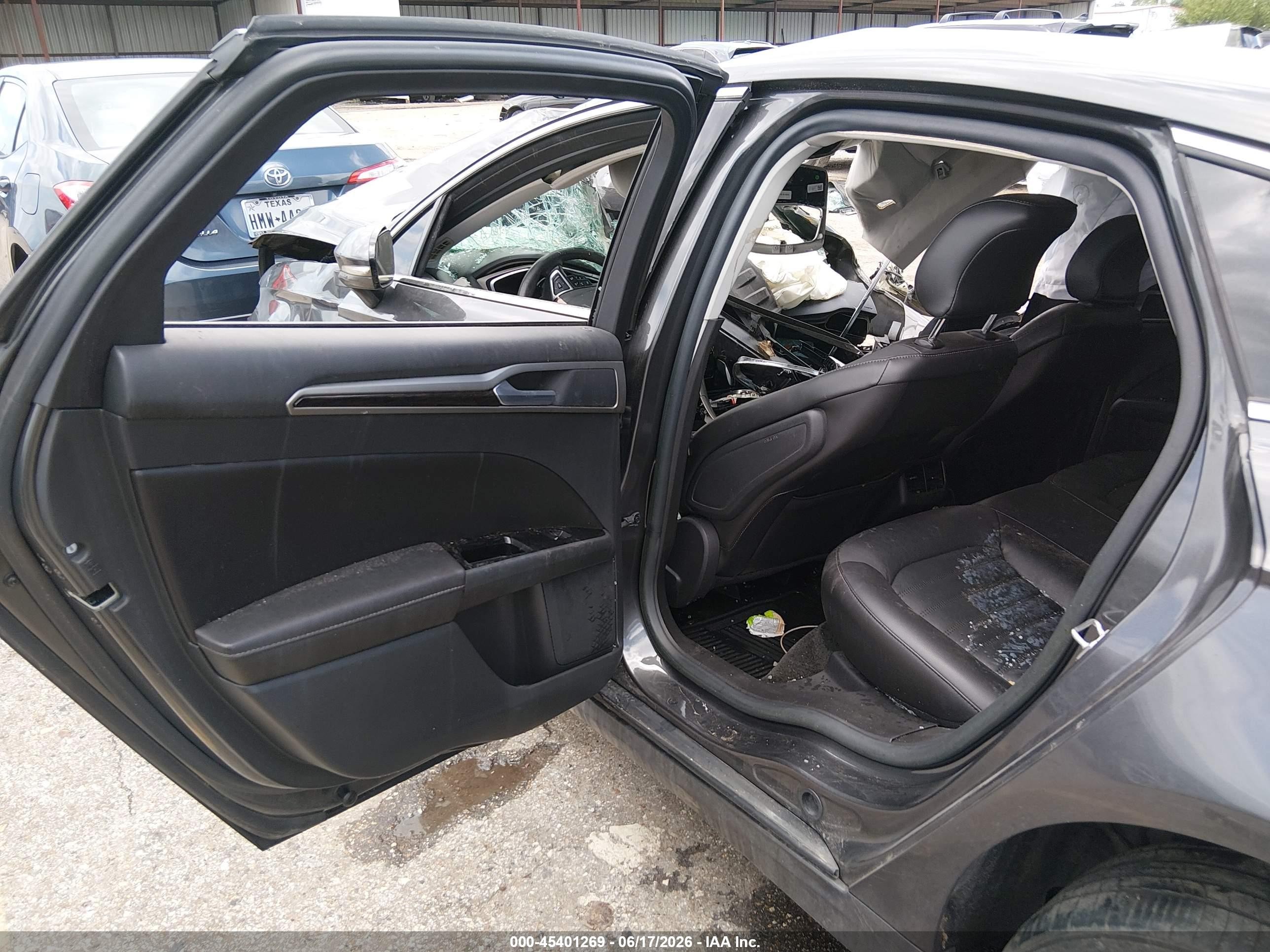 2015 Ford Fusion Se Gray vin: 3FA6P0H90FR235747