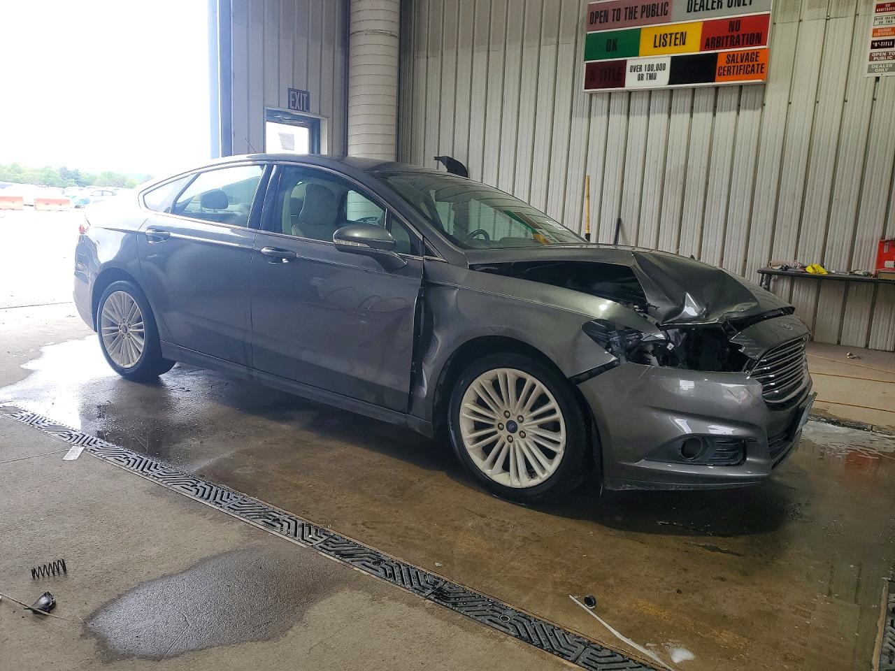 2015 Ford Fusion Se Gray vin: 3FA6P0H90FR282454