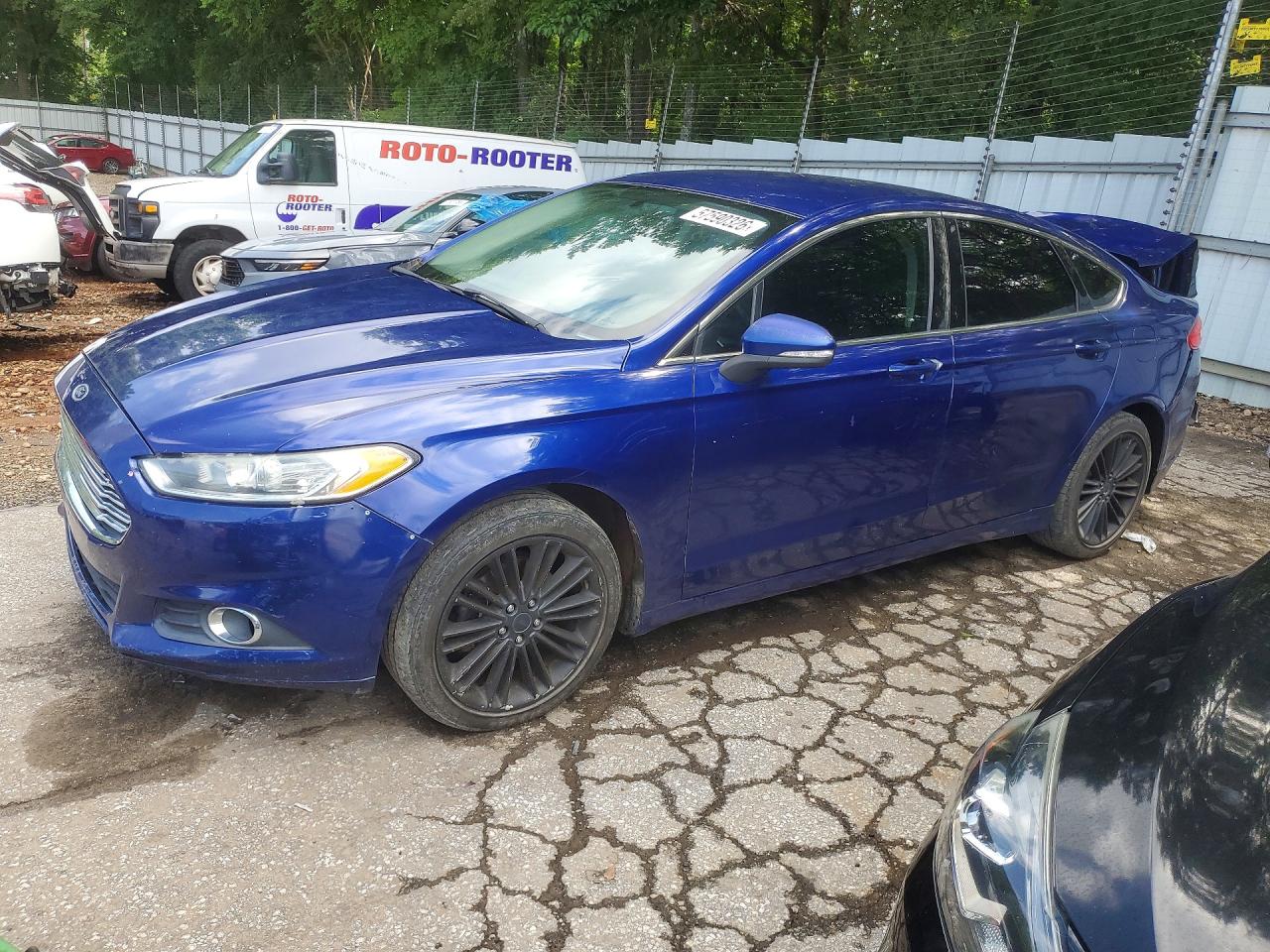 2013 Ford Fusion Se Blue vin: 3FA6P0H91DR193294