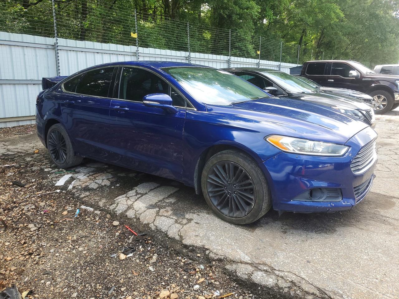 2013 Ford Fusion Se Blue vin: 3FA6P0H91DR193294