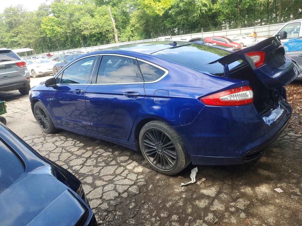 2013 Ford Fusion Se Blue vin: 3FA6P0H91DR193294