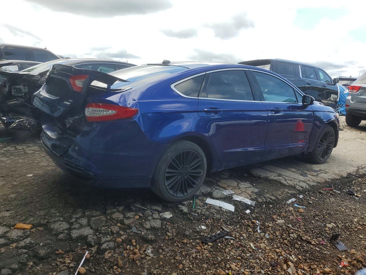 2013 Ford Fusion Se Blue vin: 3FA6P0H91DR193294