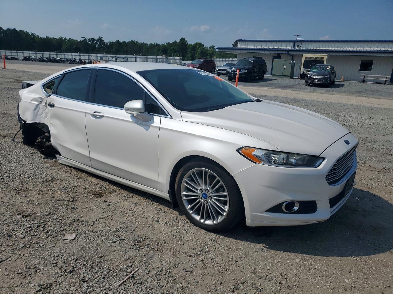 2013 Ford Fusion Se White vin: 3FA6P0H91DR254840