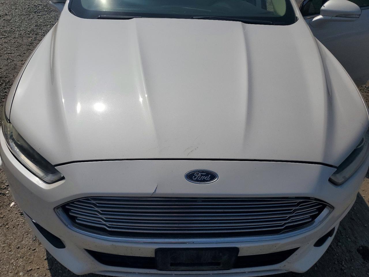 2013 Ford Fusion Se White vin: 3FA6P0H91DR254840