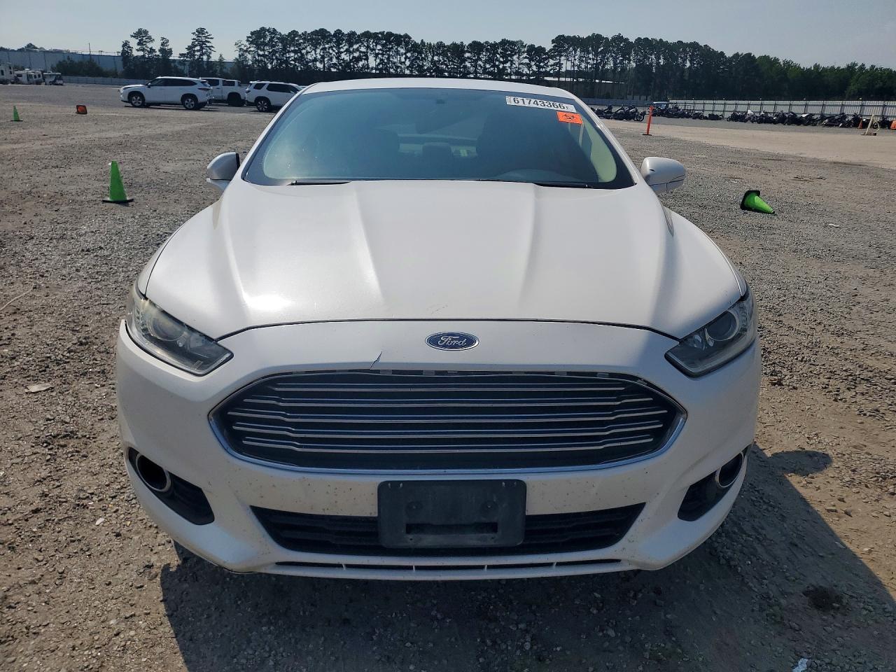 2013 Ford Fusion Se White vin: 3FA6P0H91DR254840