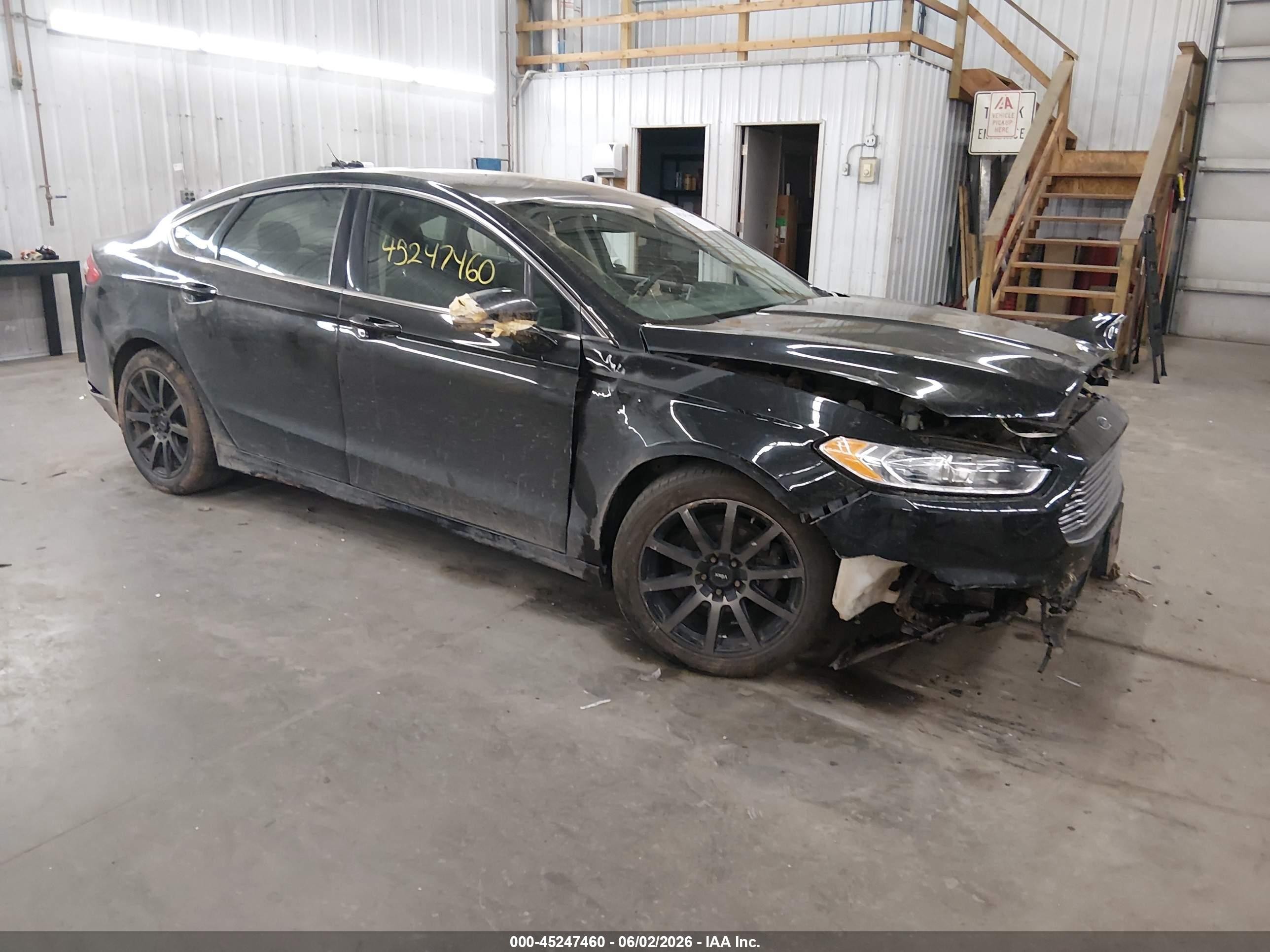2013 Ford Fusion Se Black vin: 3FA6P0H91DR260878