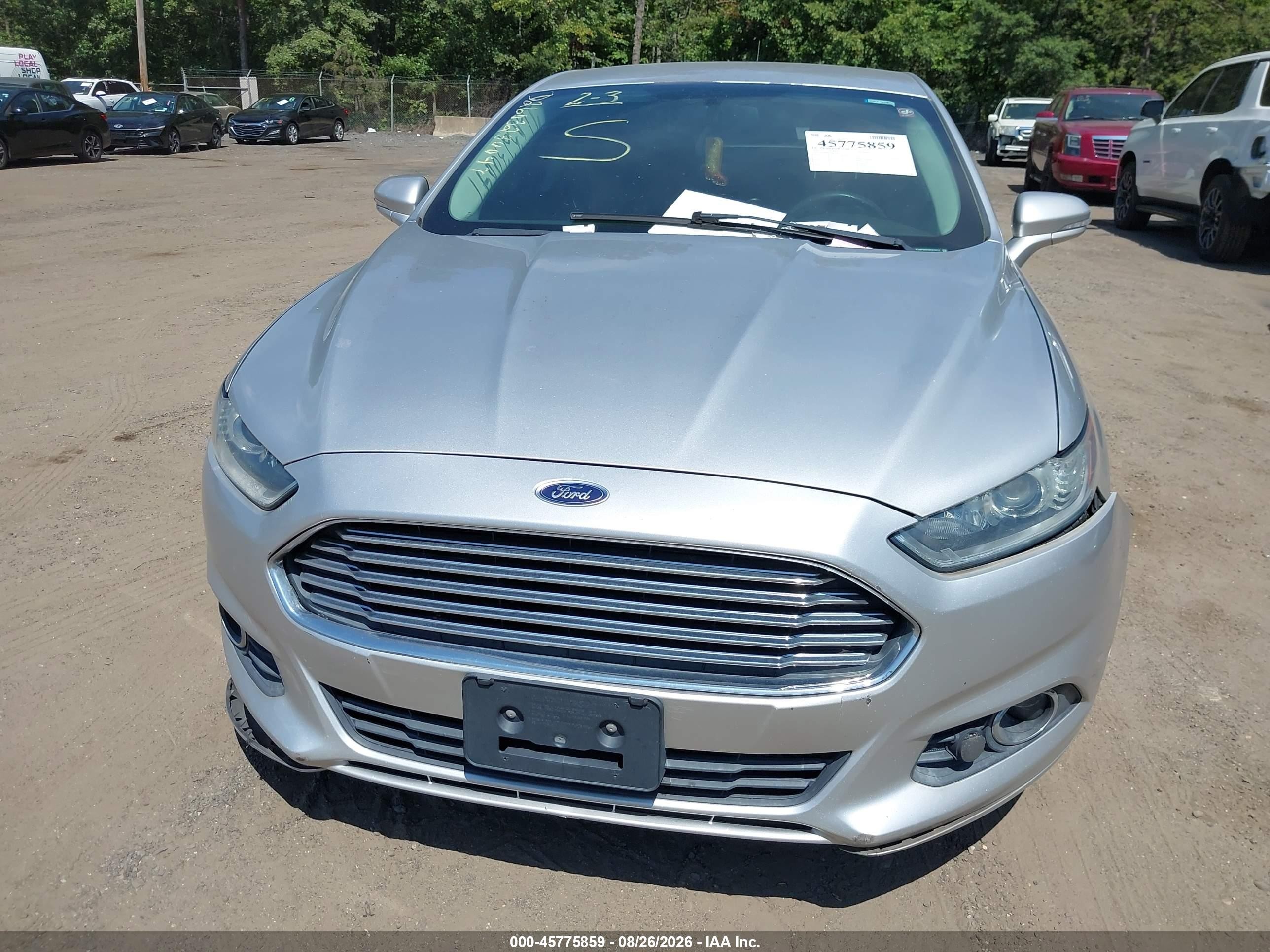 2013 Ford Fusion Se Серый vin: 3FA6P0H91DR270312