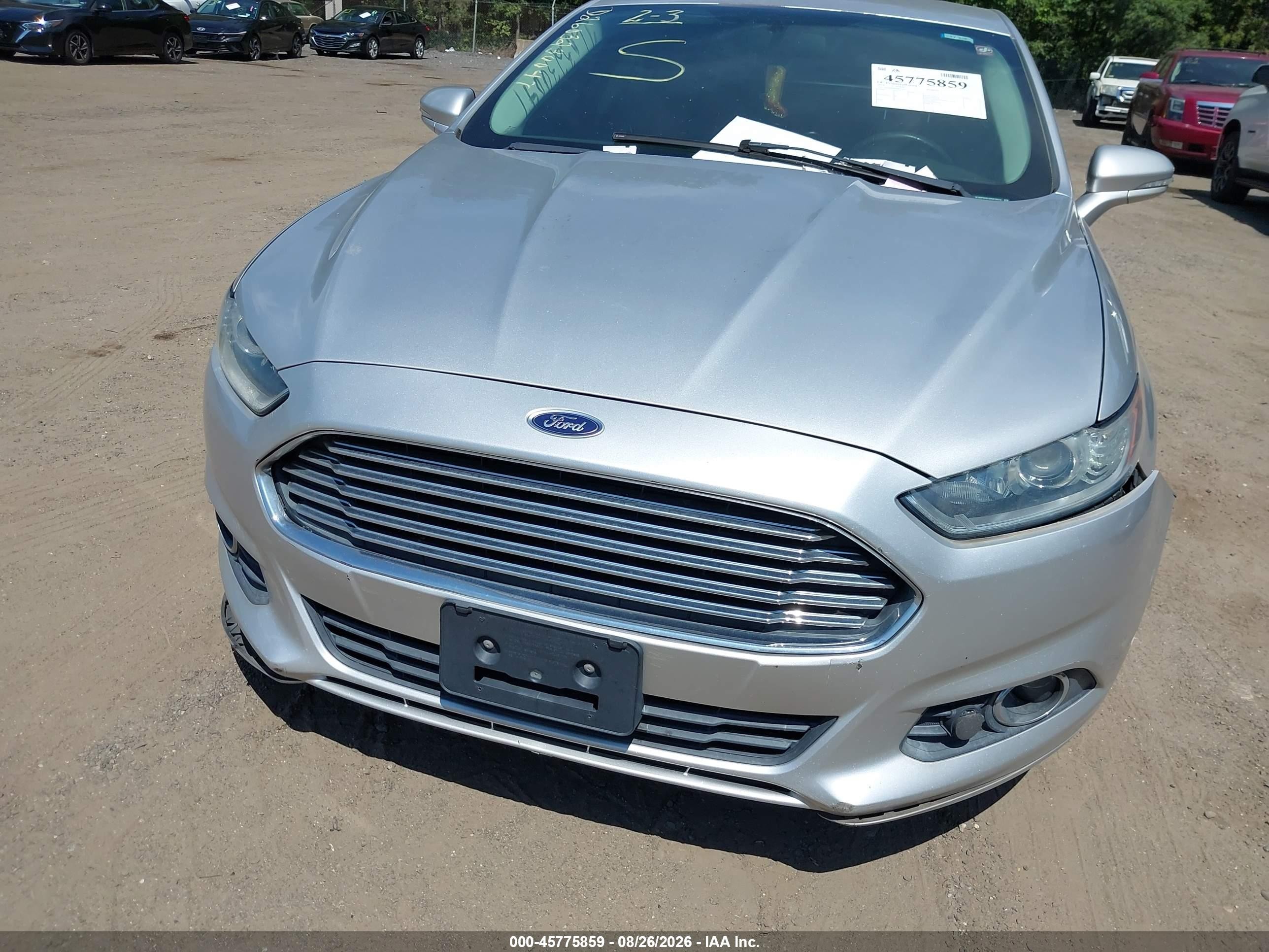 2013 Ford Fusion Se Серый vin: 3FA6P0H91DR270312