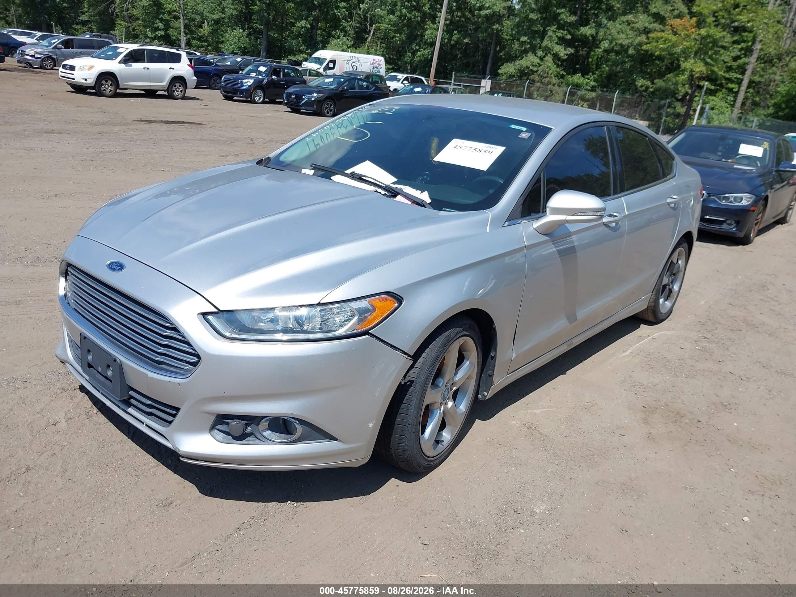 2013 Ford Fusion Se Серый vin: 3FA6P0H91DR270312