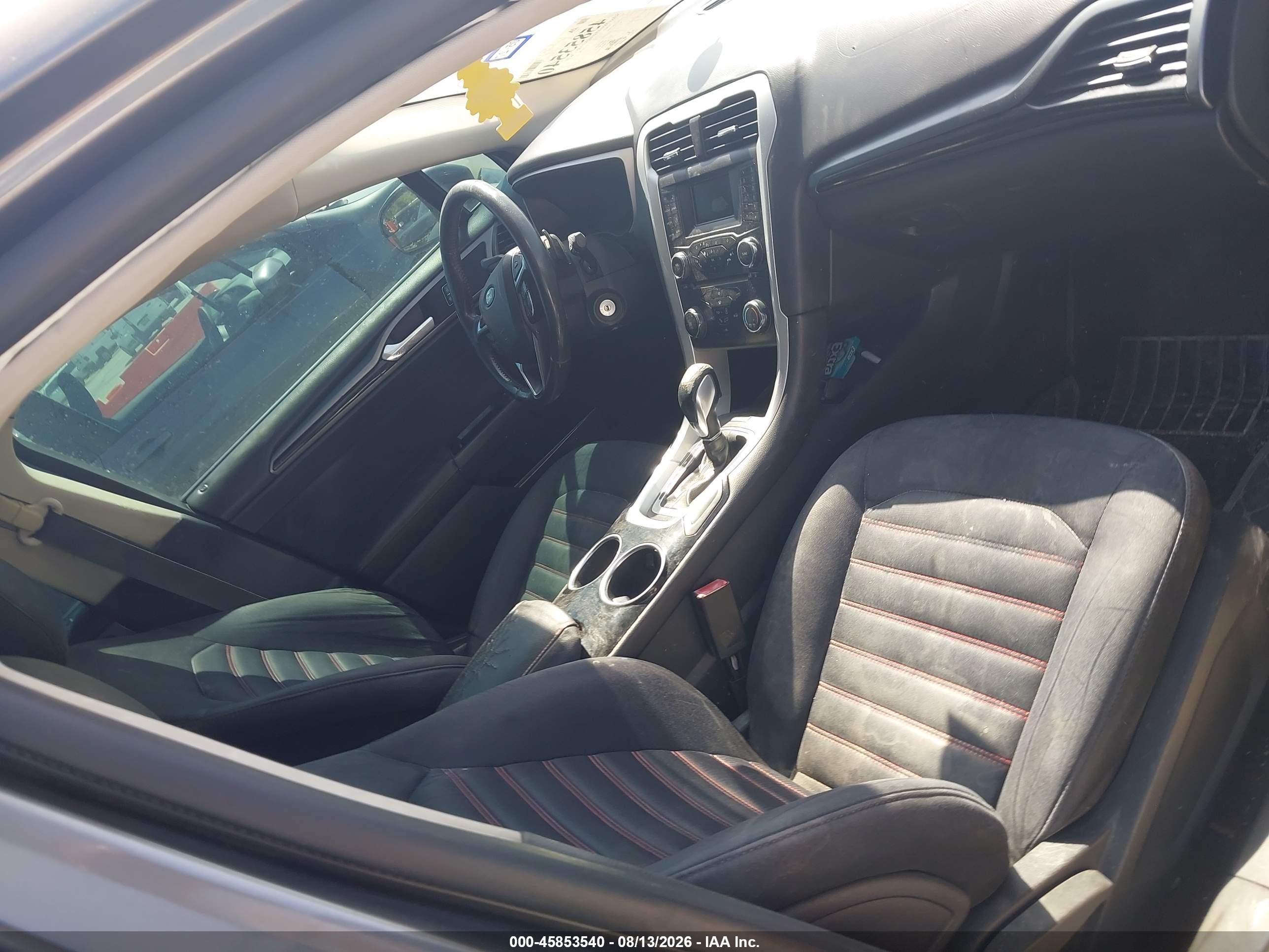 2013 Ford Fusion Se Gray vin: 3FA6P0H91DR278846