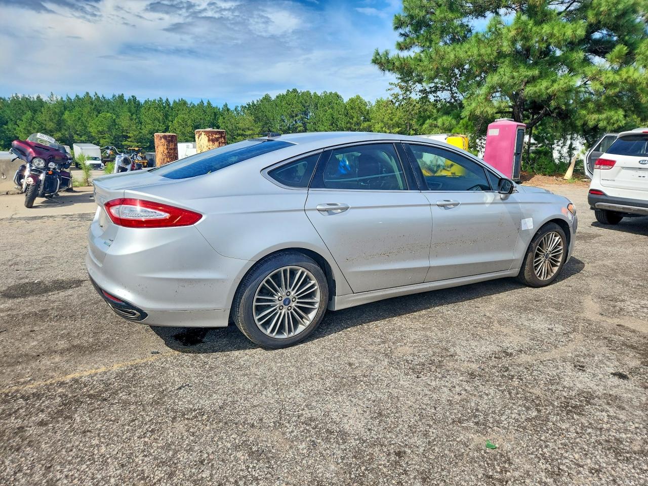 2013 Ford Fusion Se Gray vin: 3FA6P0H91DR348541