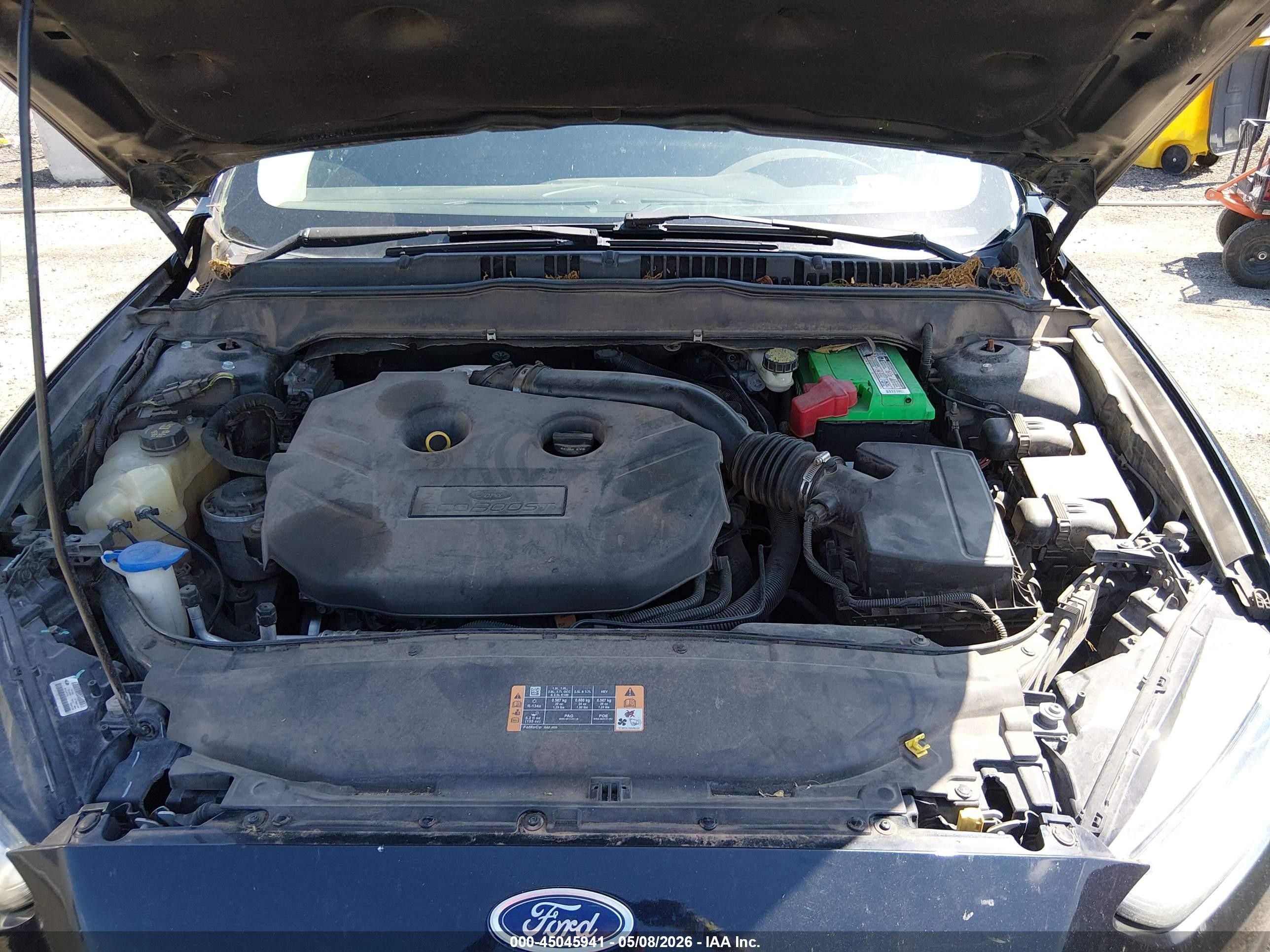 2014 Ford Fusion Se Dark Blue vin: 3FA6P0H91ER121321
