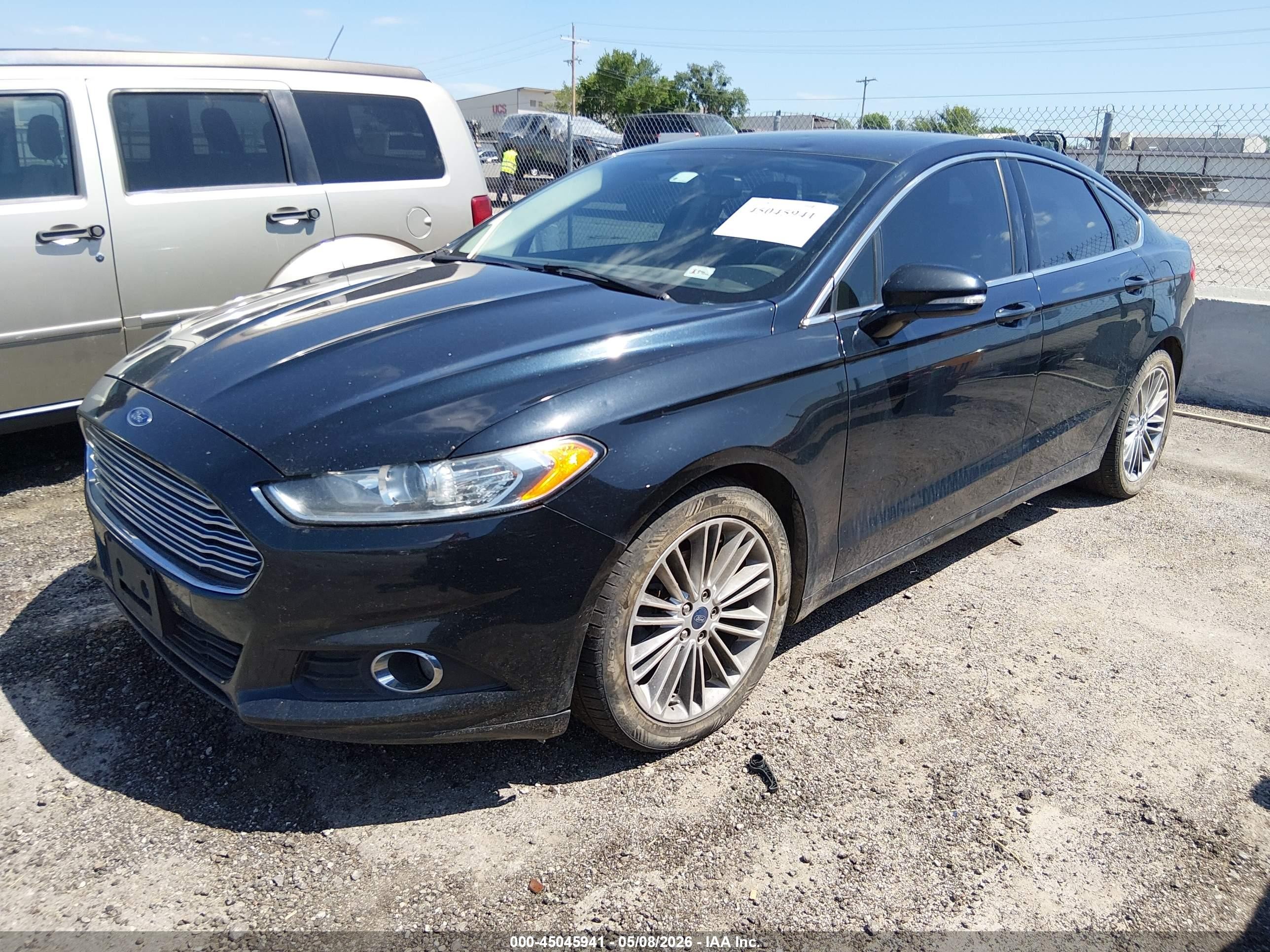 2014 Ford Fusion Se Dark Blue vin: 3FA6P0H91ER121321