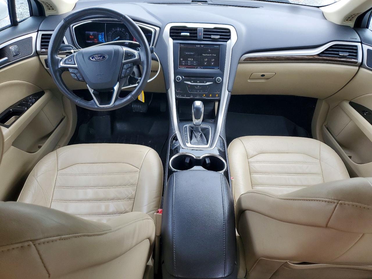 2014 Ford Fusion Se Белый vin: 3FA6P0H91ER173256