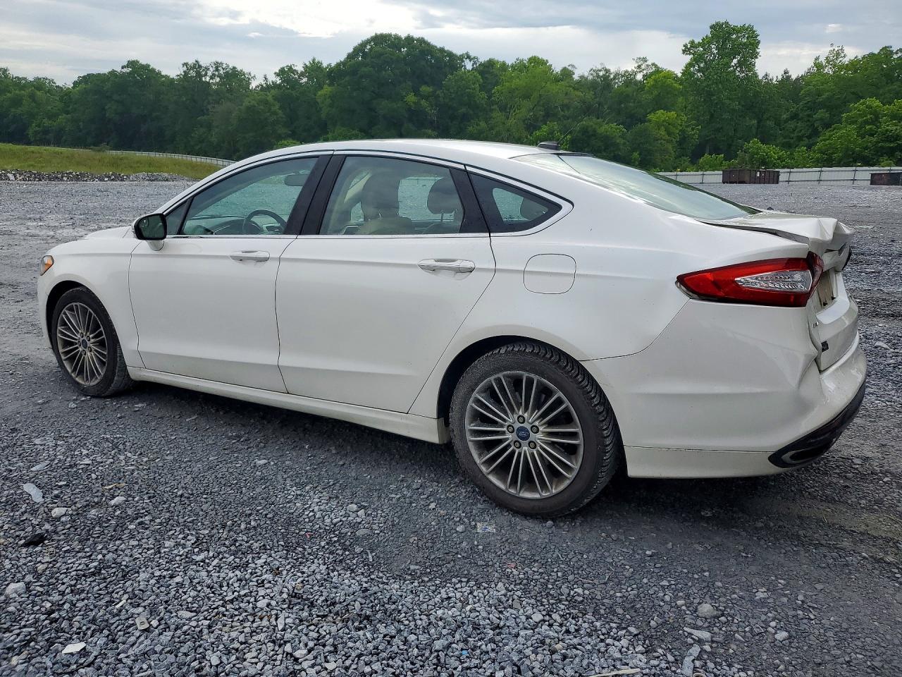 2014 Ford Fusion Se Белый vin: 3FA6P0H91ER173256