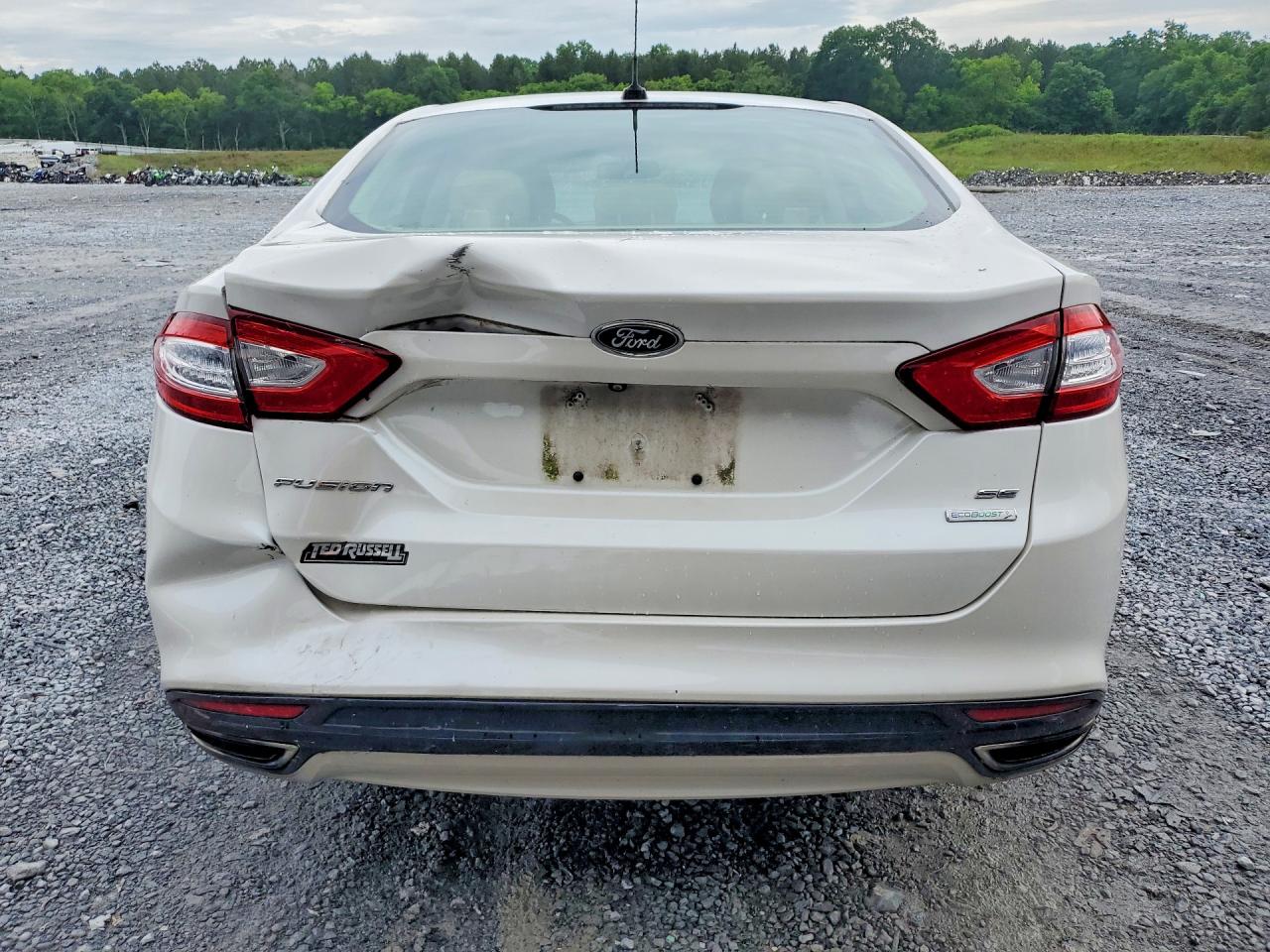 2014 Ford Fusion Se Белый vin: 3FA6P0H91ER173256