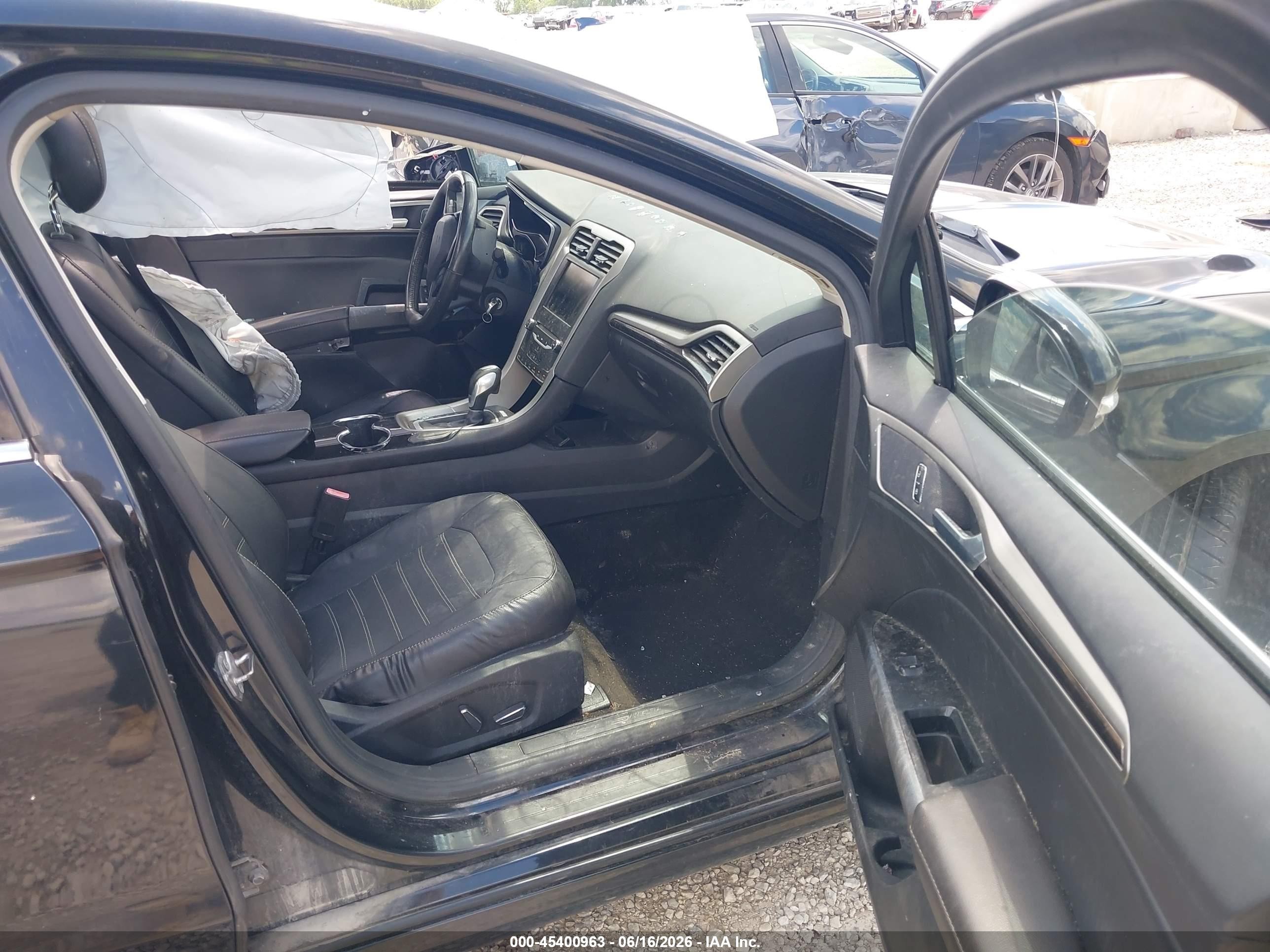 2014 Ford Fusion Se Black vin: 3FA6P0H91ER274457