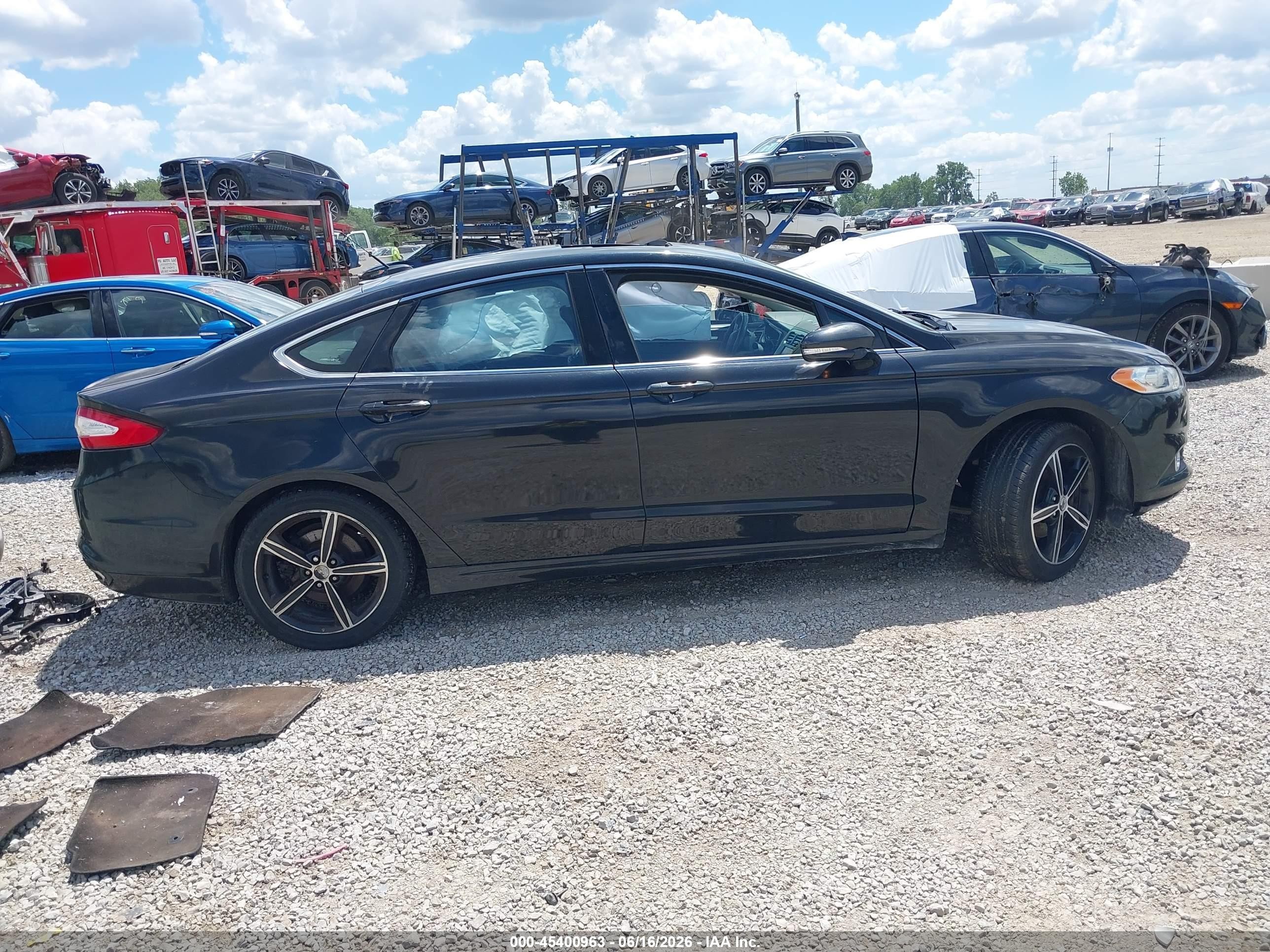 2014 Ford Fusion Se Black vin: 3FA6P0H91ER274457