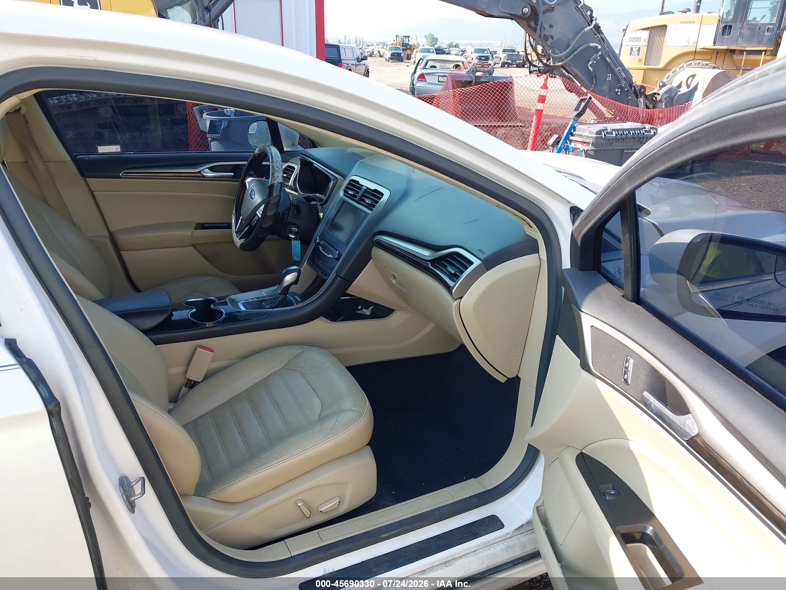 2014 Ford Fusion Se White vin: 3FA6P0H91ER275804