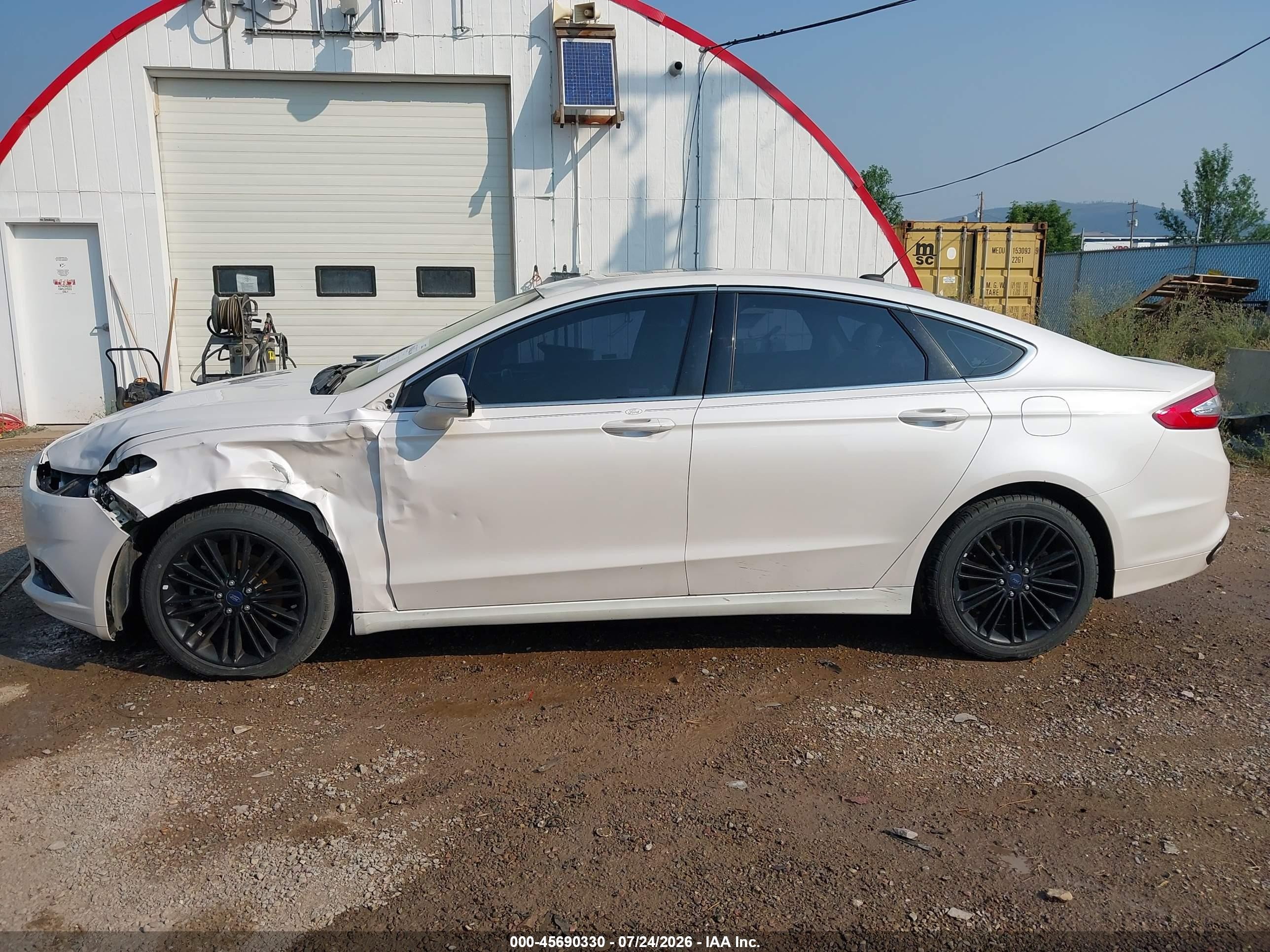 2014 Ford Fusion Se White vin: 3FA6P0H91ER275804