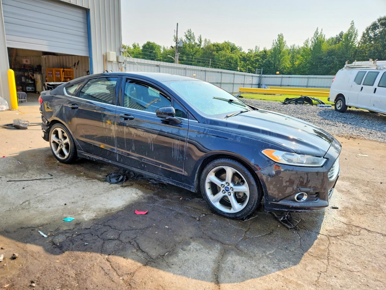 2014 Ford Fusion Se Черный vin: 3FA6P0H91ER311958