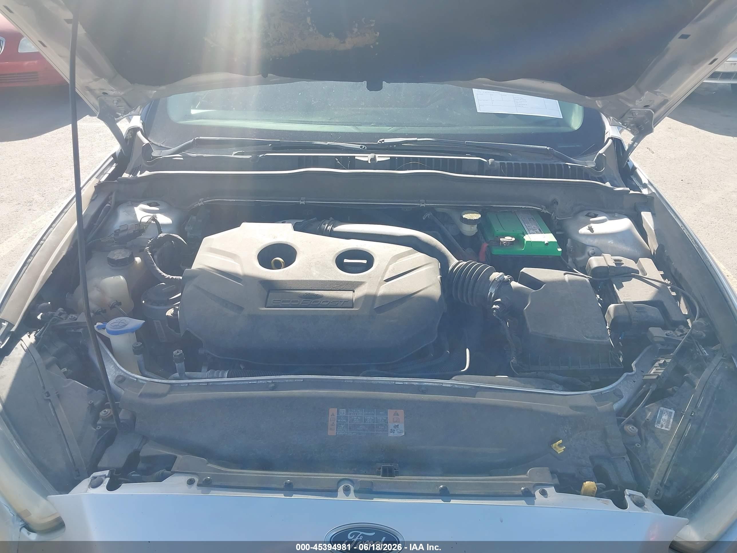 2014 Ford Fusion Se Silver vin: 3FA6P0H91ER320028