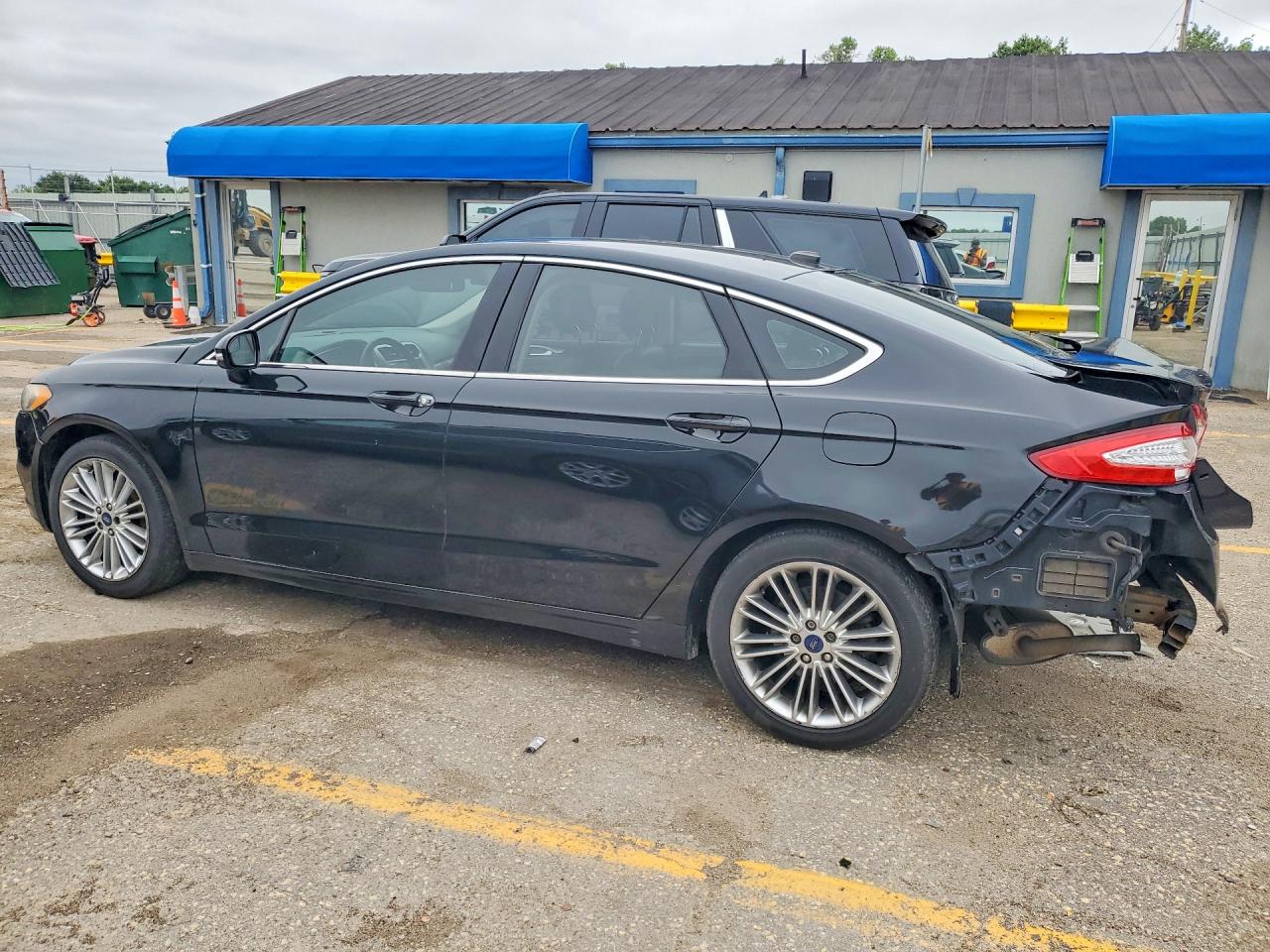 2014 Ford Fusion Se Black vin: 3FA6P0H91ER340098