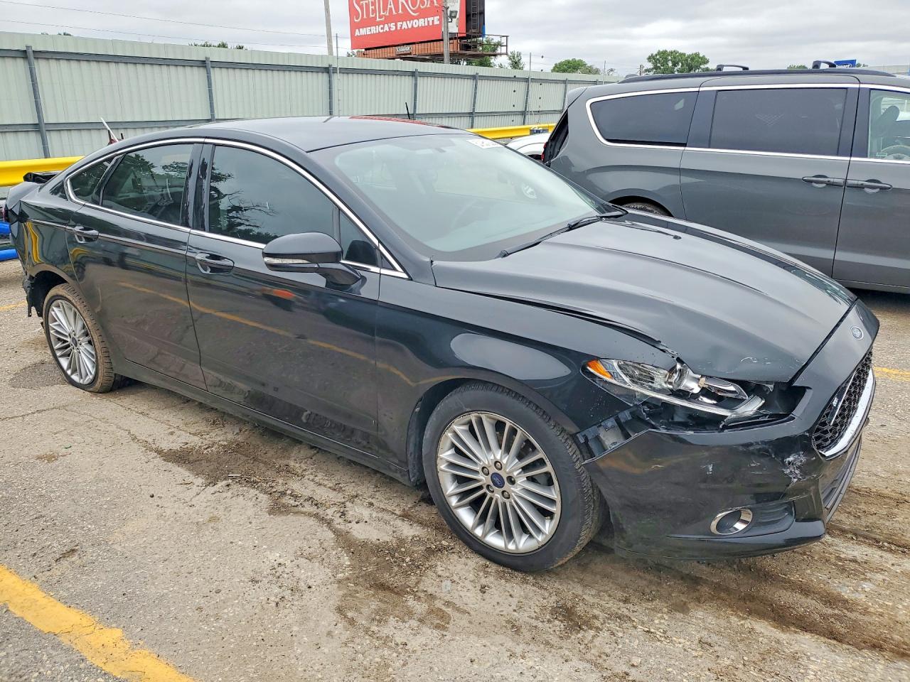 2014 Ford Fusion Se Black vin: 3FA6P0H91ER340098
