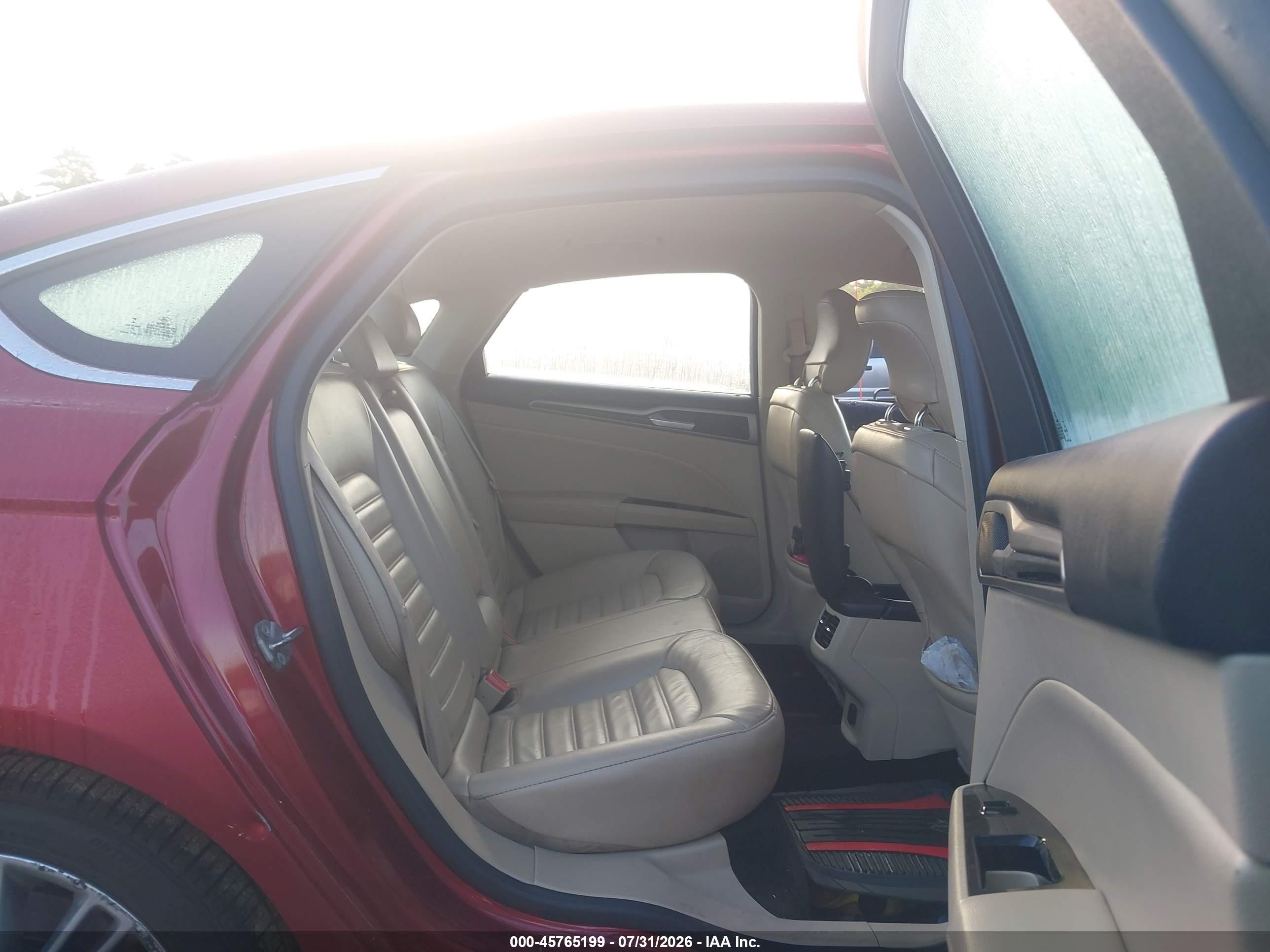 2014 Ford Fusion Se Red vin: 3FA6P0H91ER381816