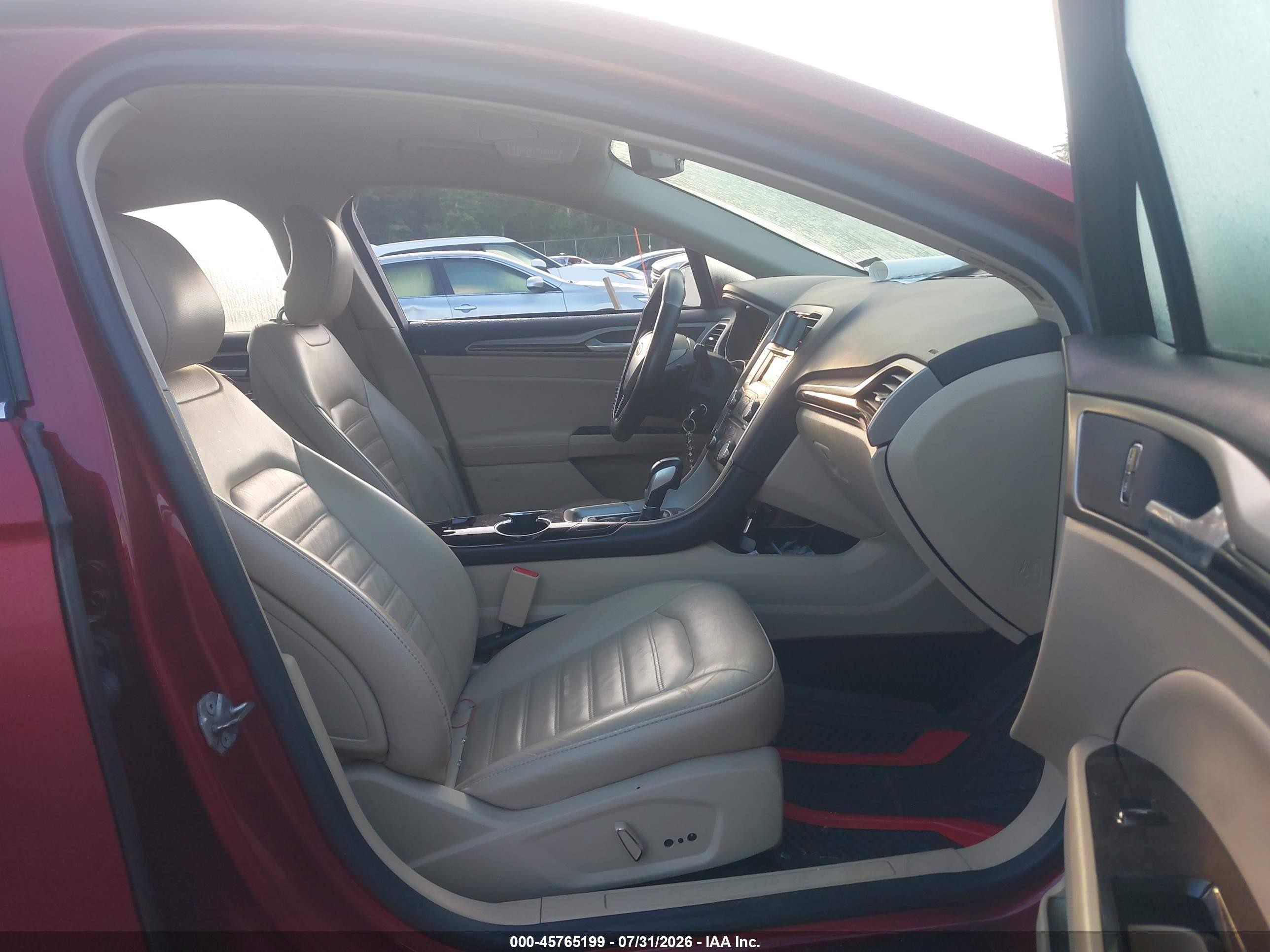 2014 Ford Fusion Se Red vin: 3FA6P0H91ER381816