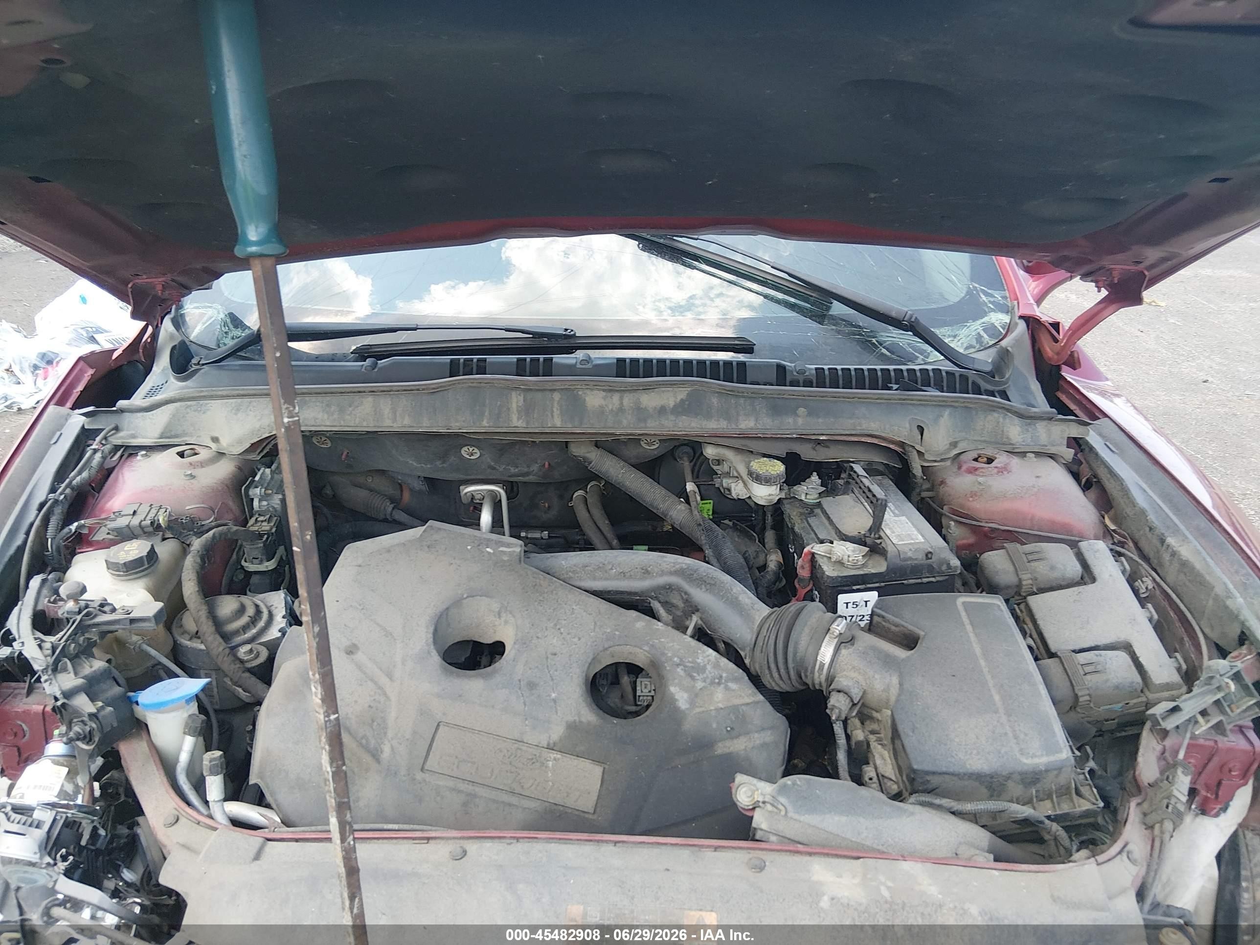 2015 Ford Fusion Se Red vin: 3FA6P0H91FR125256