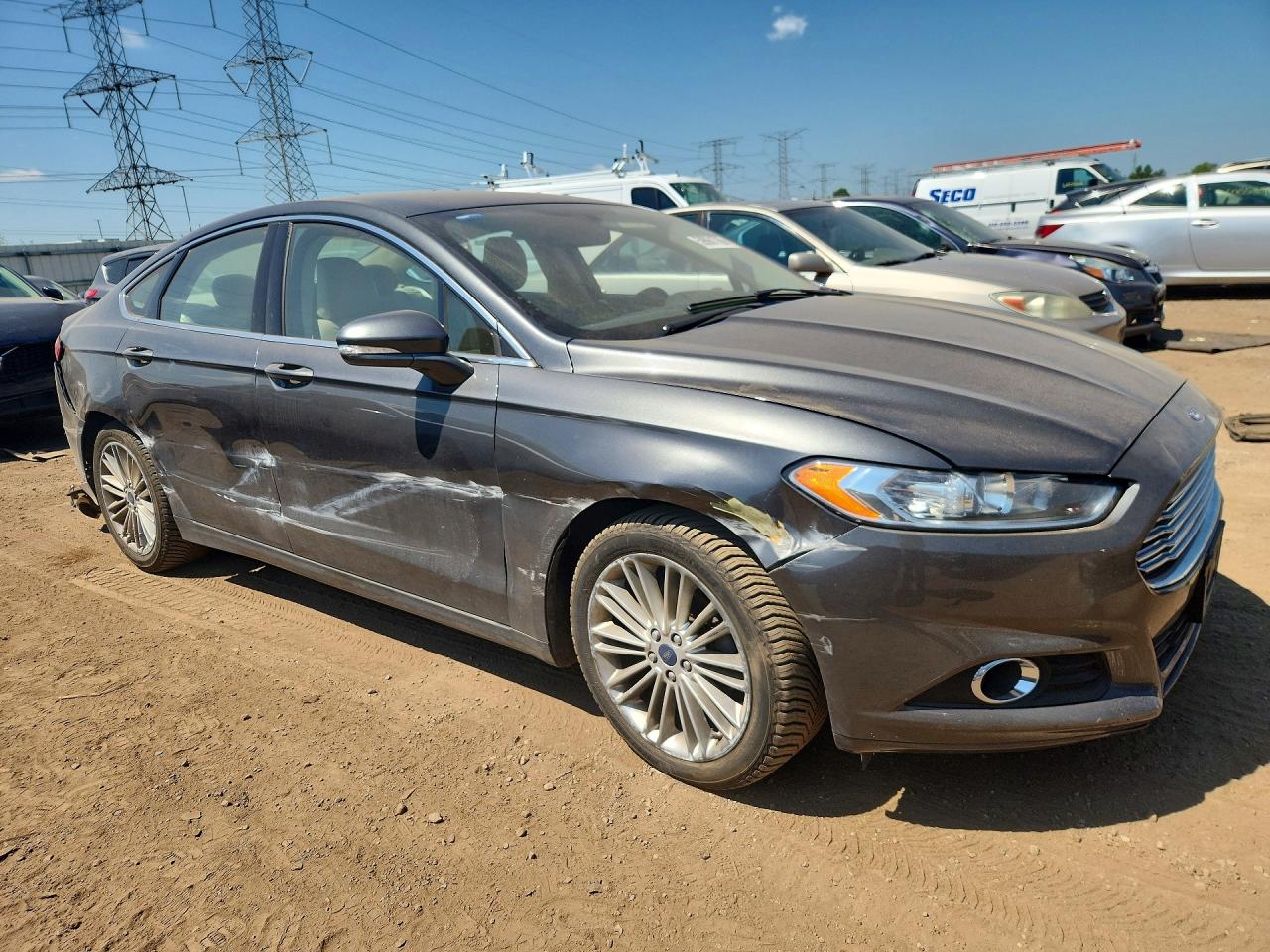 2015 Ford Fusion Se Silver vin: 3FA6P0H91FR201042