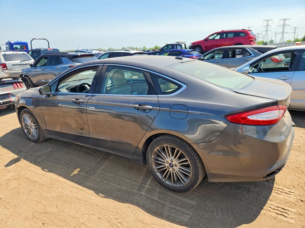 2015 Ford Fusion Se Silver vin: 3FA6P0H91FR201042