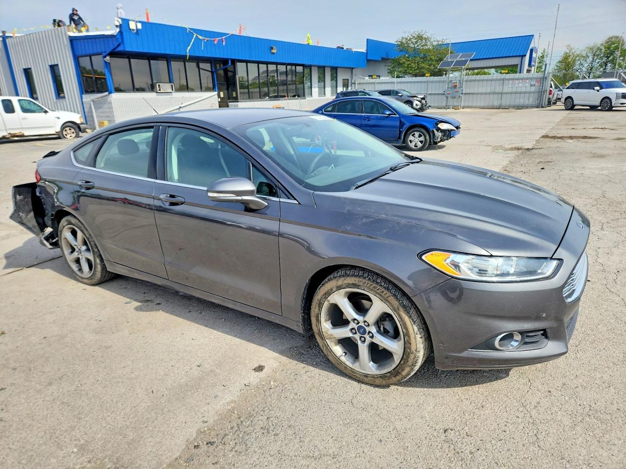 2015 Ford Fusion Se Gray vin: 3FA6P0H91FR221131