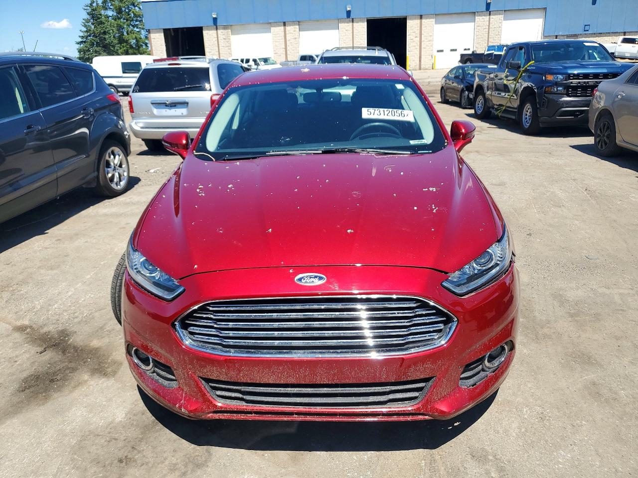 2015 Ford Fusion Se Red vin: 3FA6P0H91FR233182