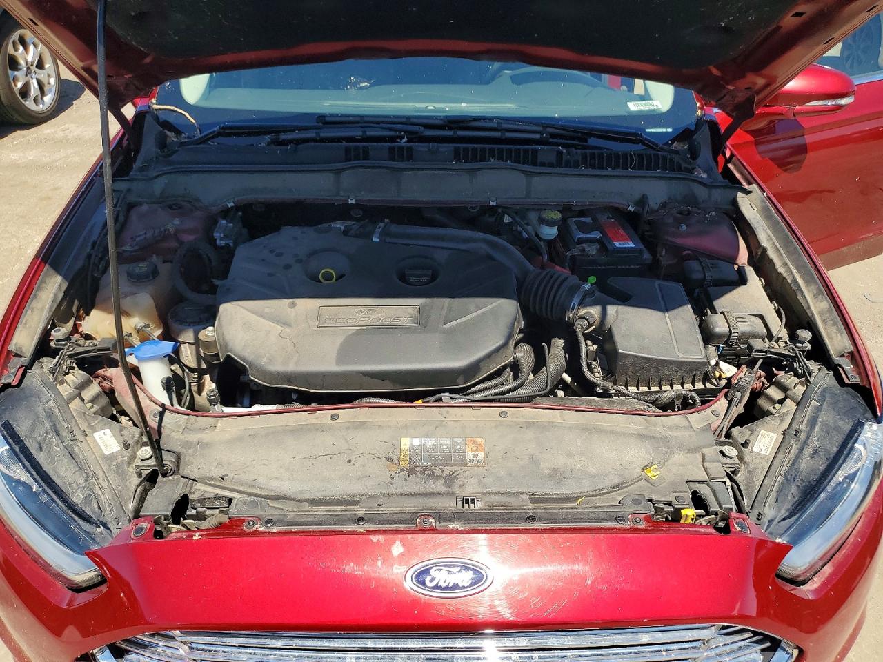 2015 Ford Fusion Se Red vin: 3FA6P0H91FR233182
