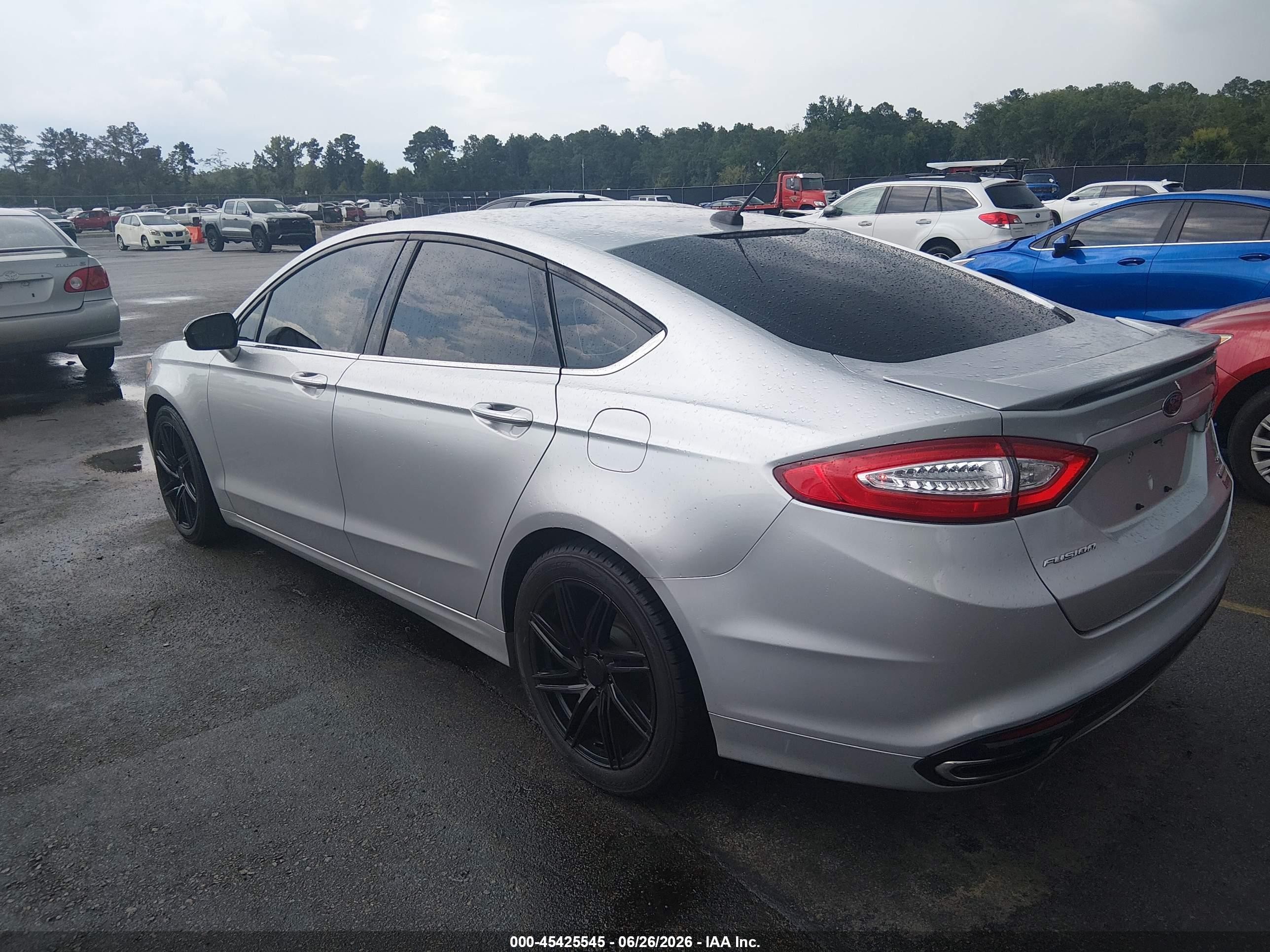 2015 Ford Fusion Se Silver vin: 3FA6P0H91FR267512