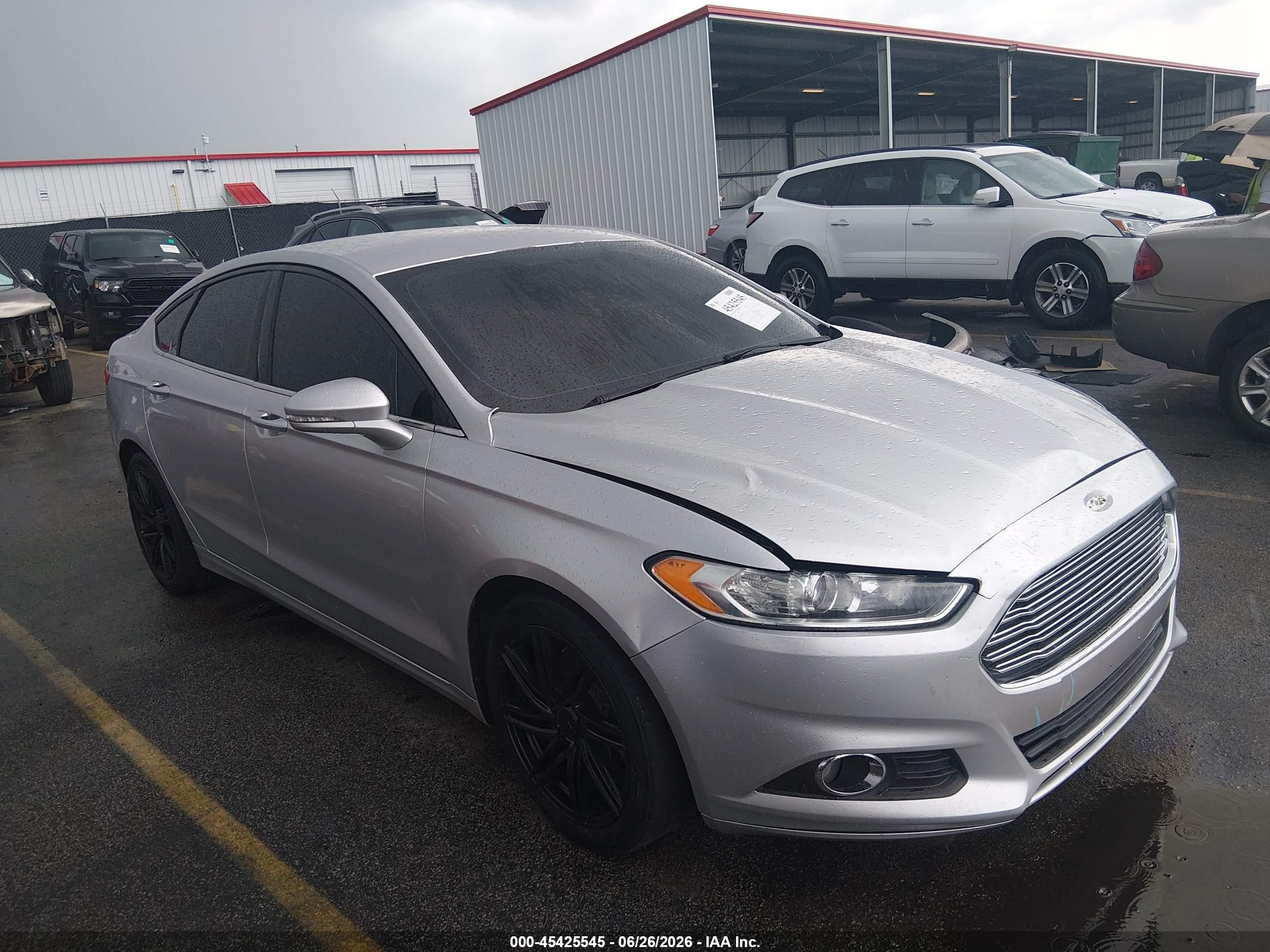 2015 Ford Fusion Se Silver vin: 3FA6P0H91FR267512