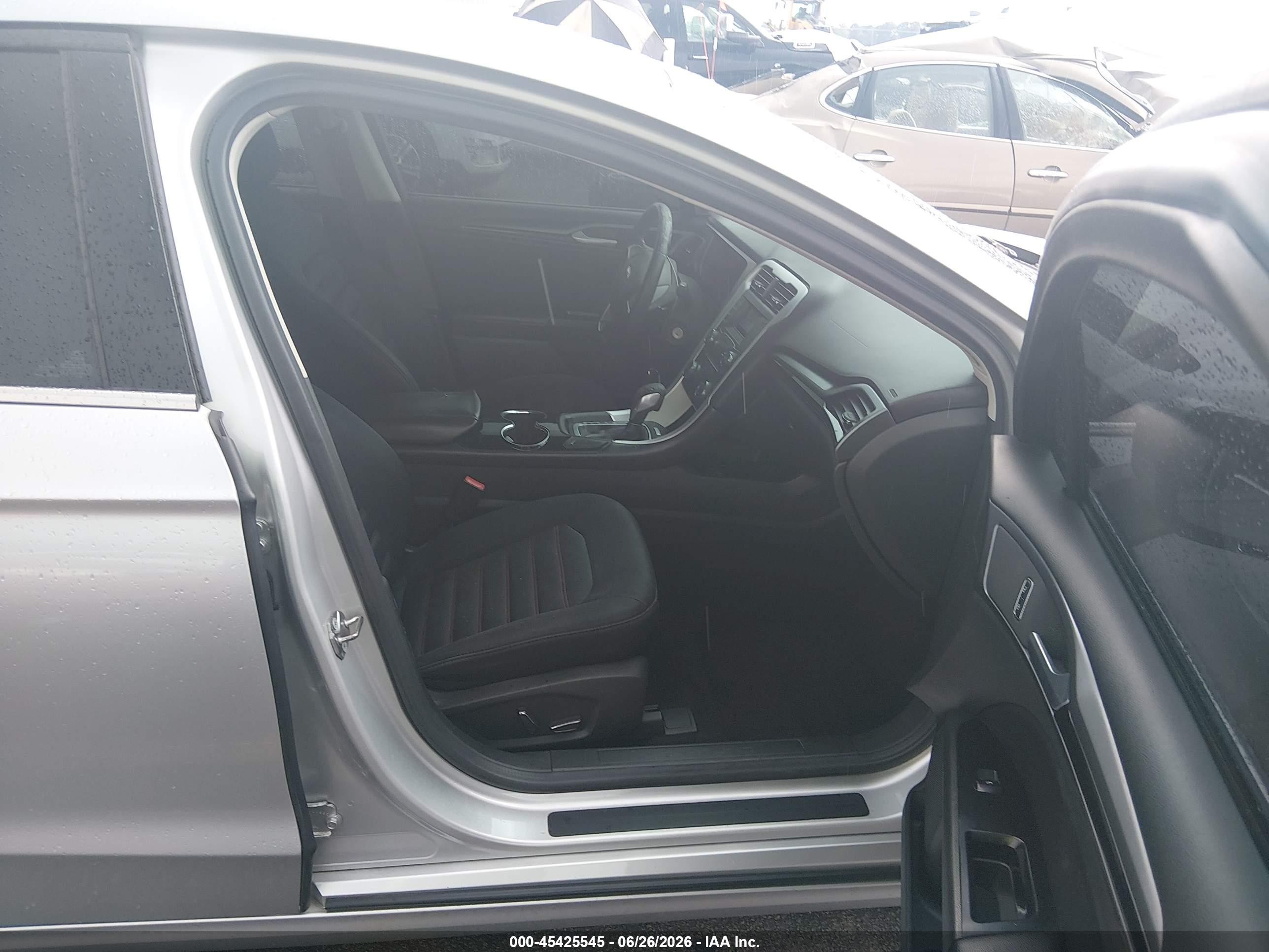 2015 Ford Fusion Se Silver vin: 3FA6P0H91FR267512