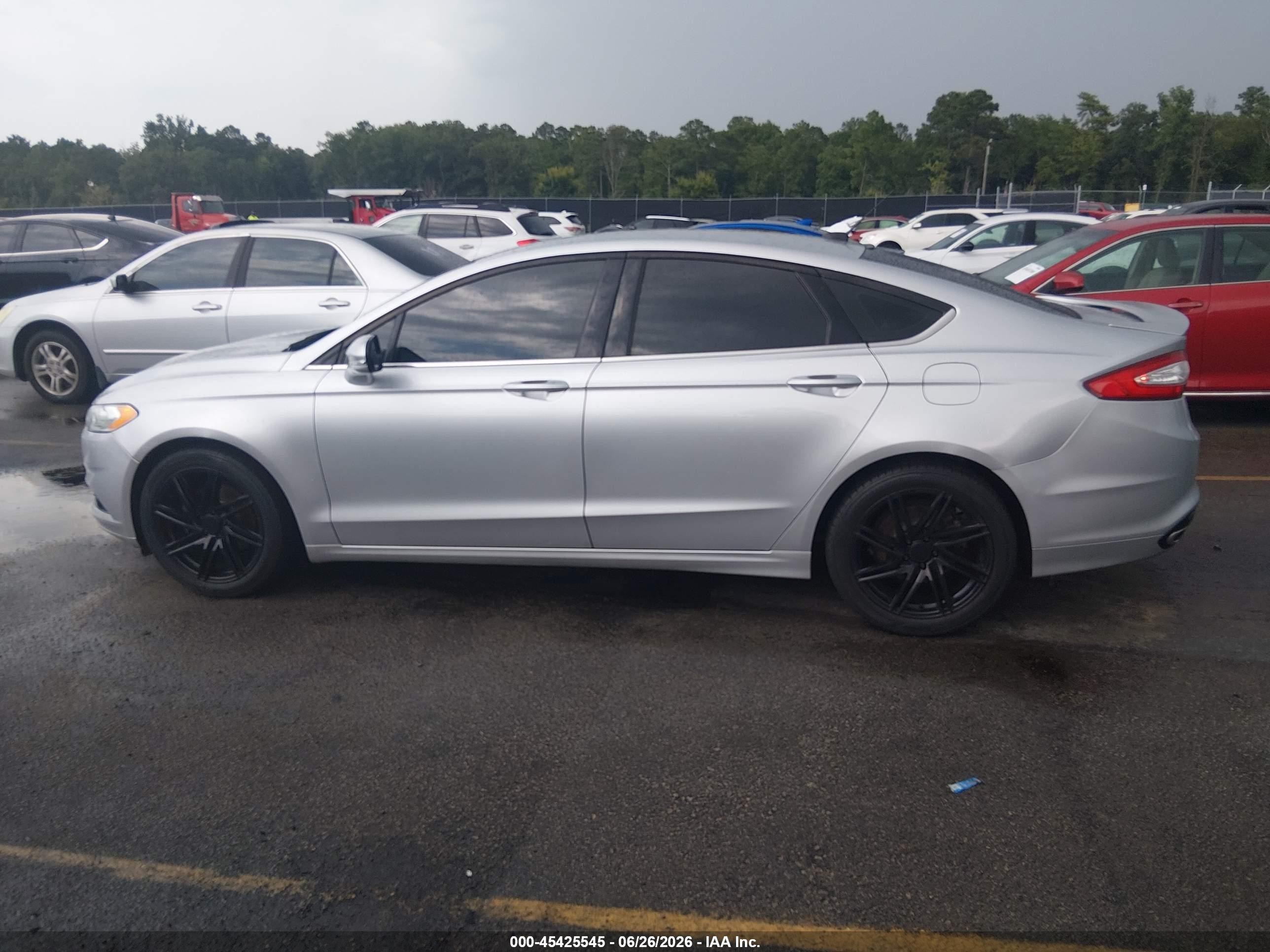 2015 Ford Fusion Se Silver vin: 3FA6P0H91FR267512