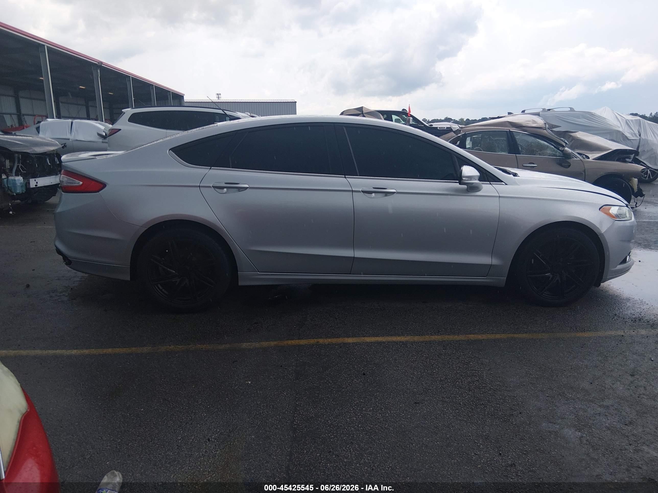 2015 Ford Fusion Se Silver vin: 3FA6P0H91FR267512