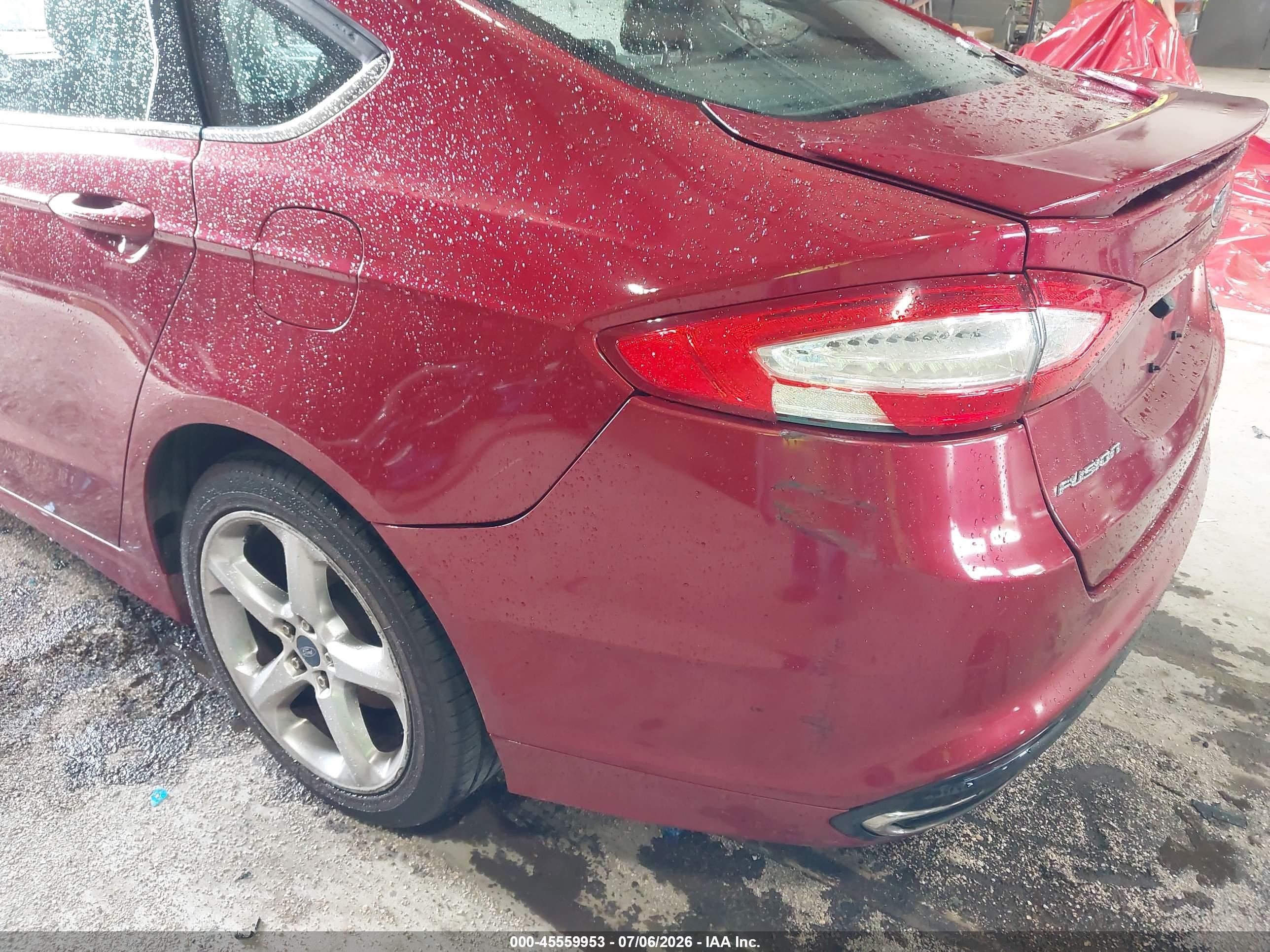 2015 Ford Fusion Se Красный vin: 3FA6P0H91FR283967