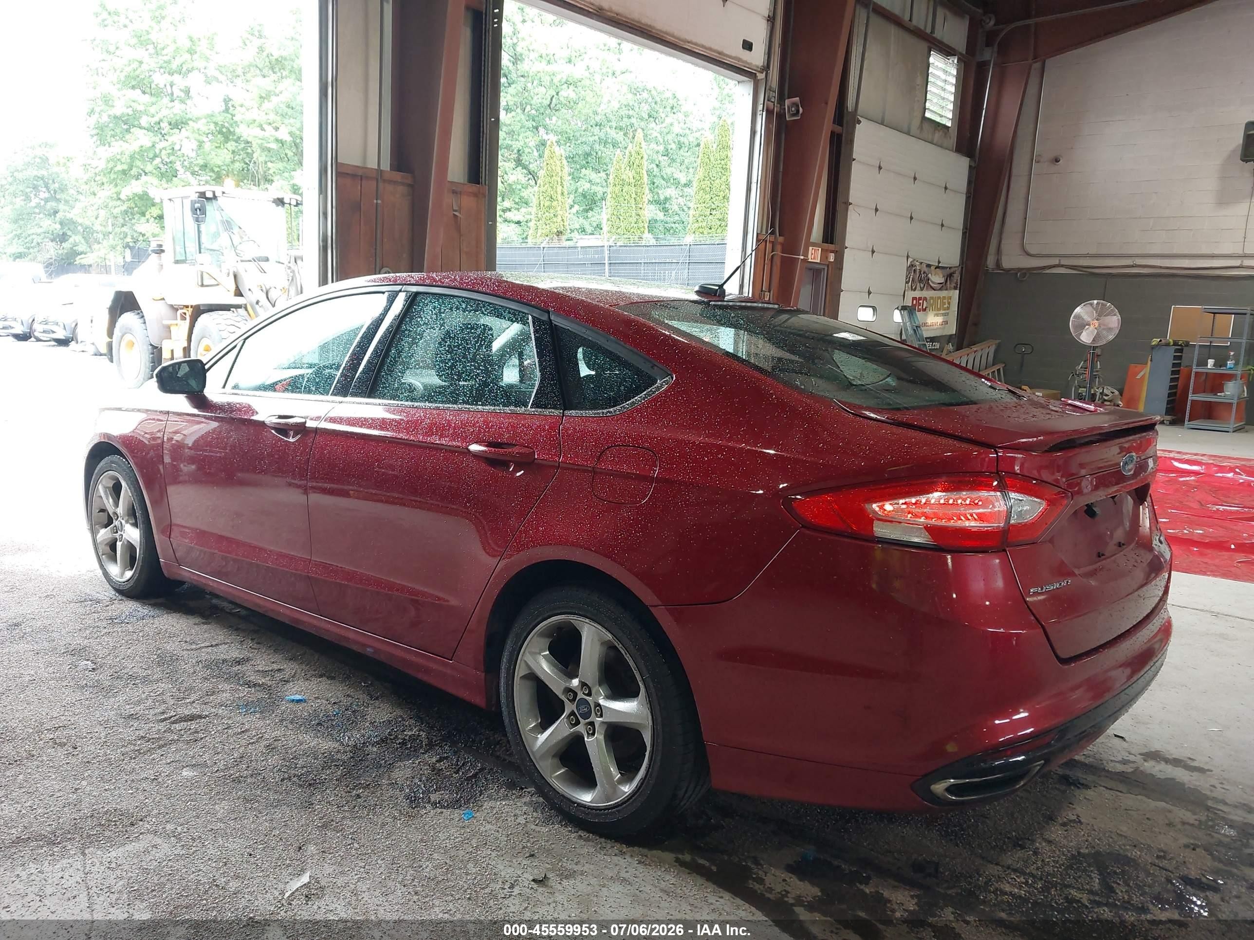2015 Ford Fusion Se Красный vin: 3FA6P0H91FR283967