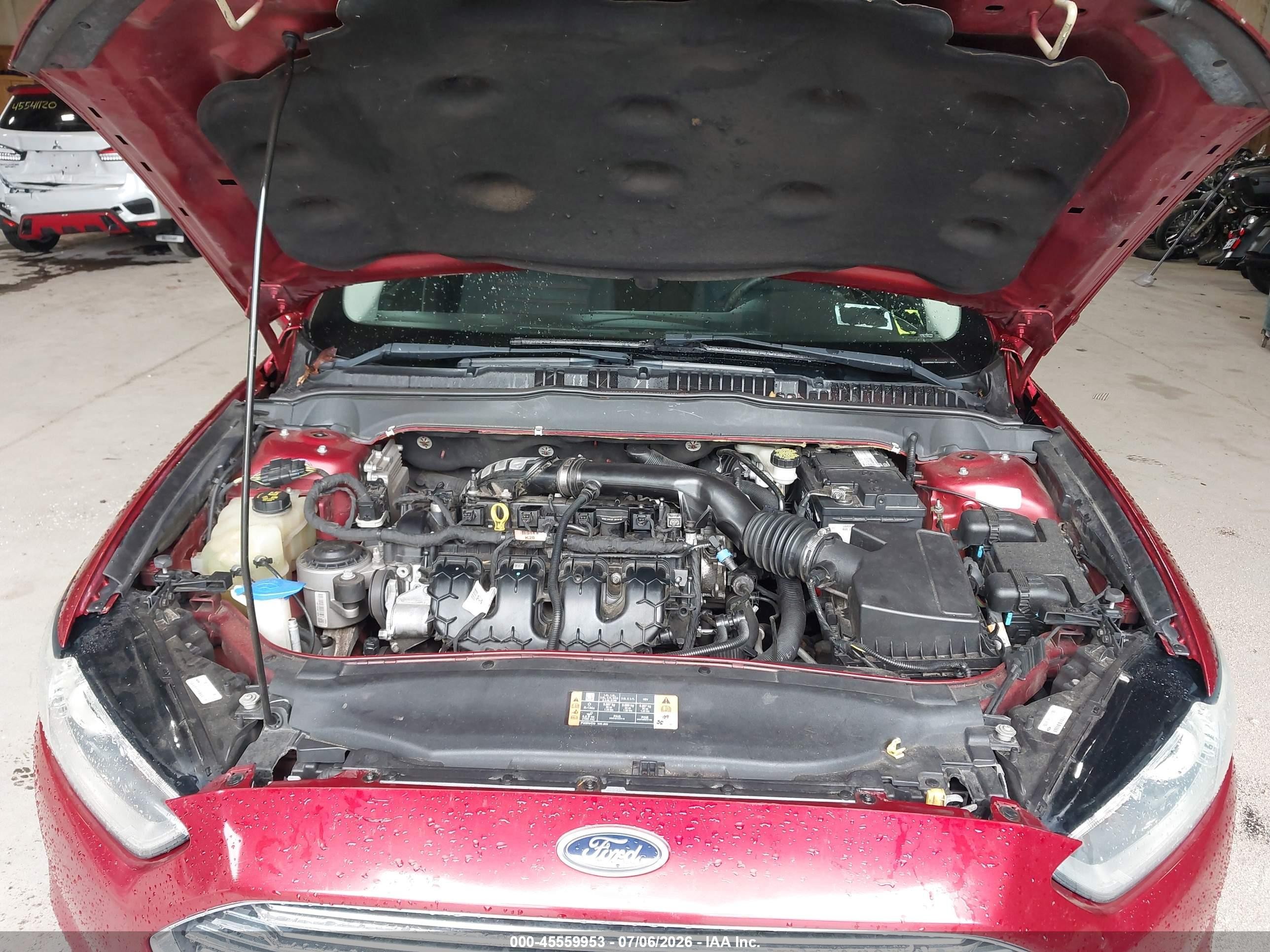 2015 Ford Fusion Se Красный vin: 3FA6P0H91FR283967